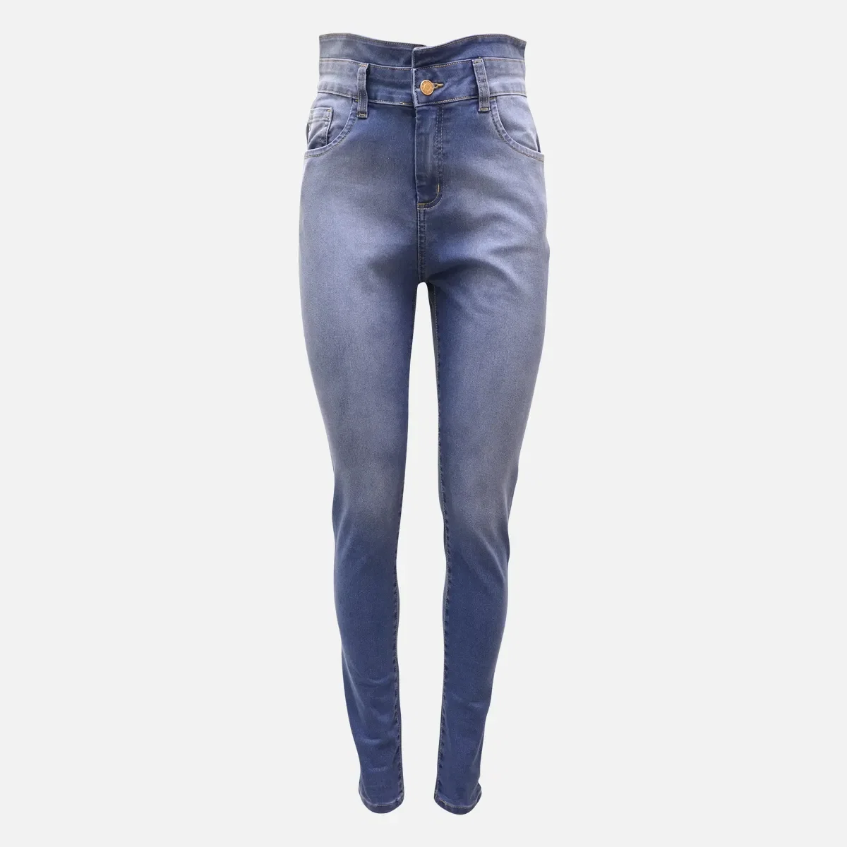 Jeans Feminina Cós Duplo — imagem 1