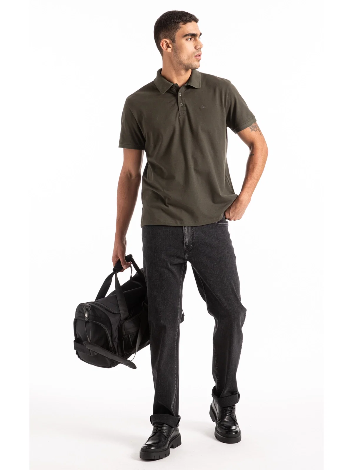 Calça Sprouting Black Straight Lav.Black