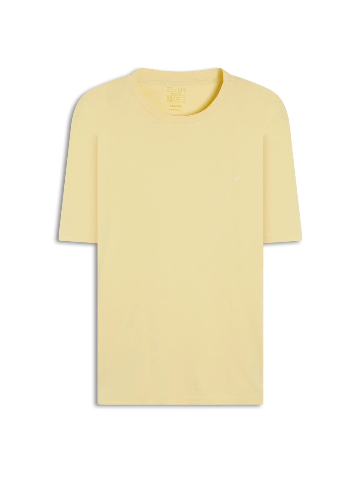 T-Shirt Fine Easa Classic Amarelo Claro — imagem 1