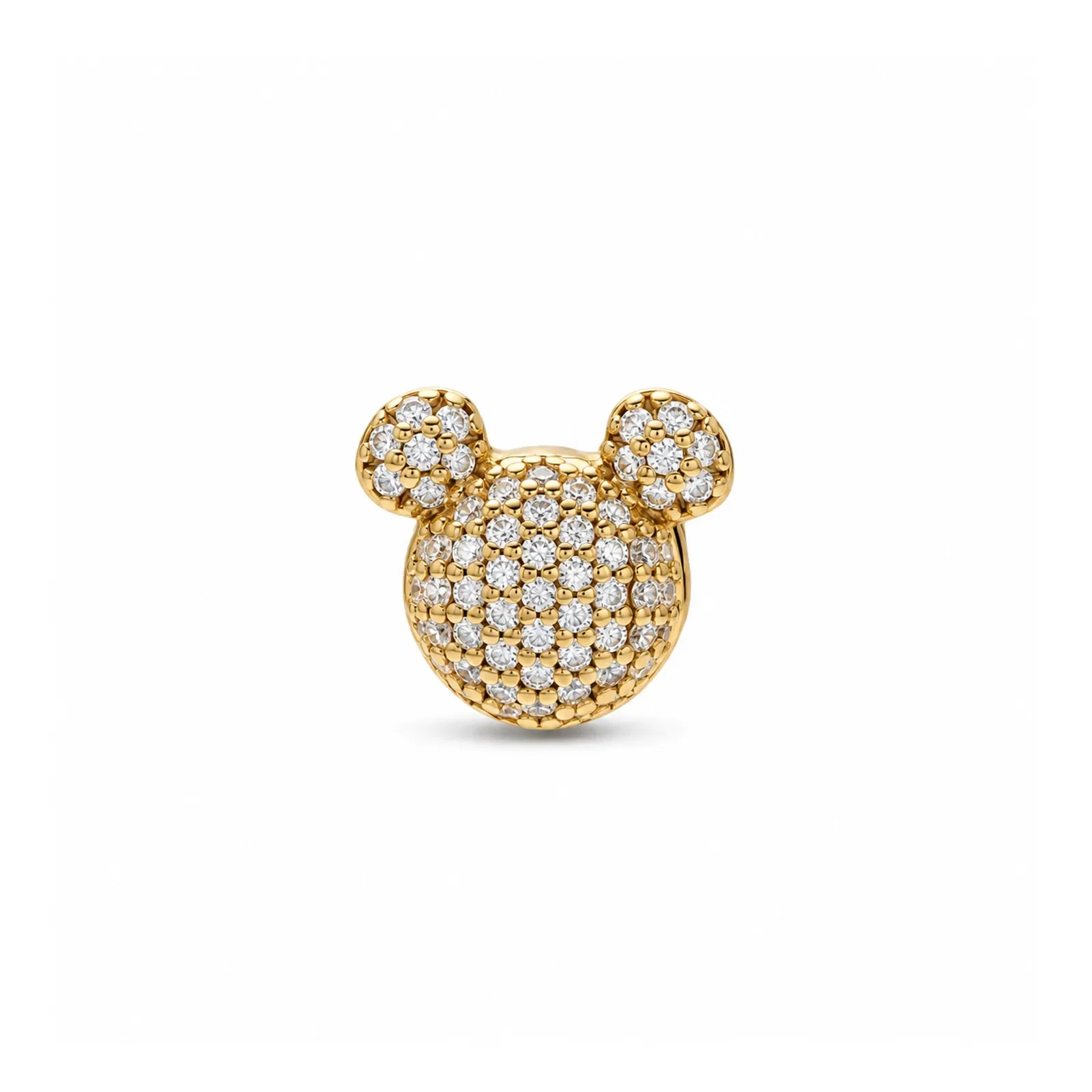 Pingente Life Mickey em Prata 925 com Banho de Ouro Amarelo 18k e Zircônia Incolor — imagem 1