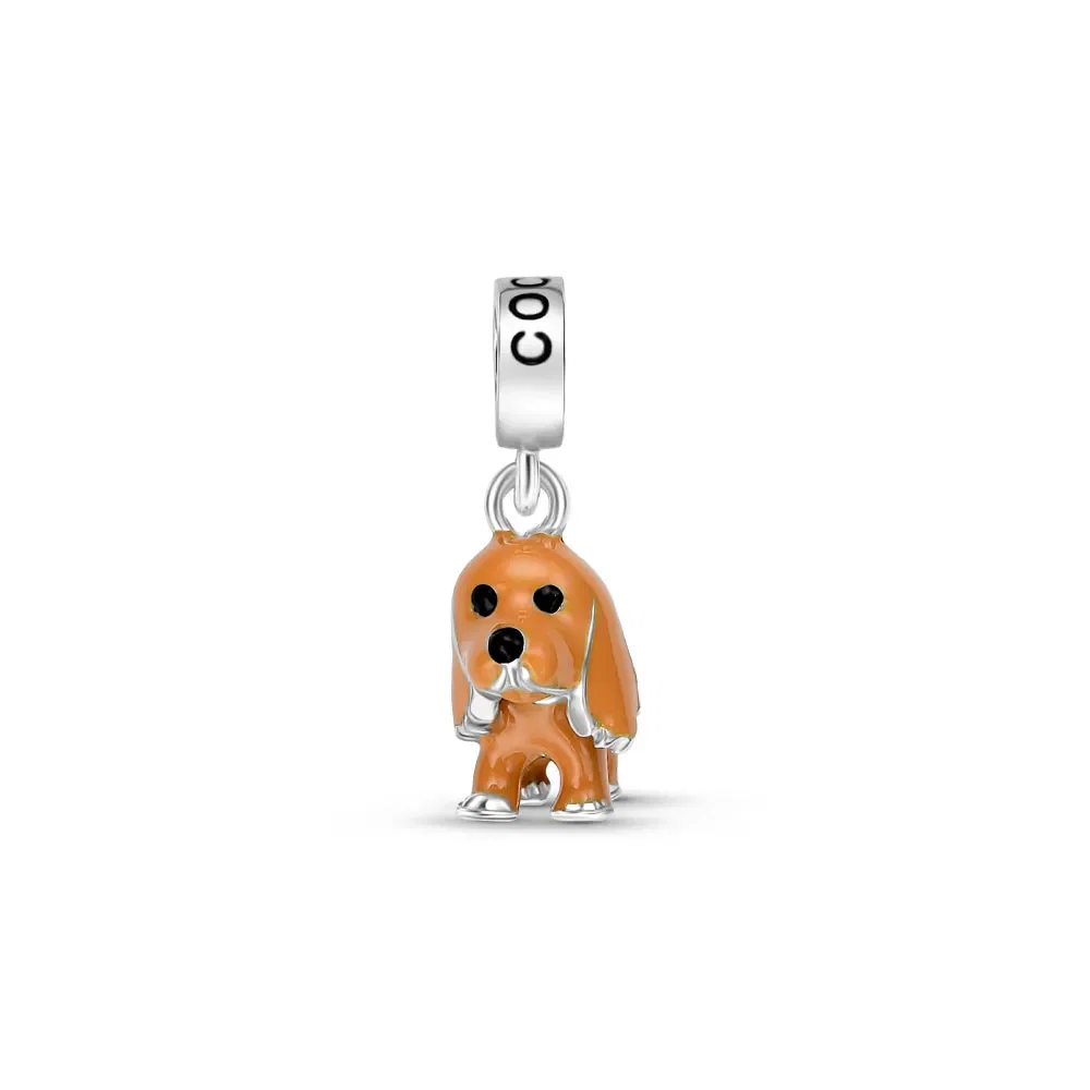 Pingente Life Cocker Prata Esmaltado — imagem 1