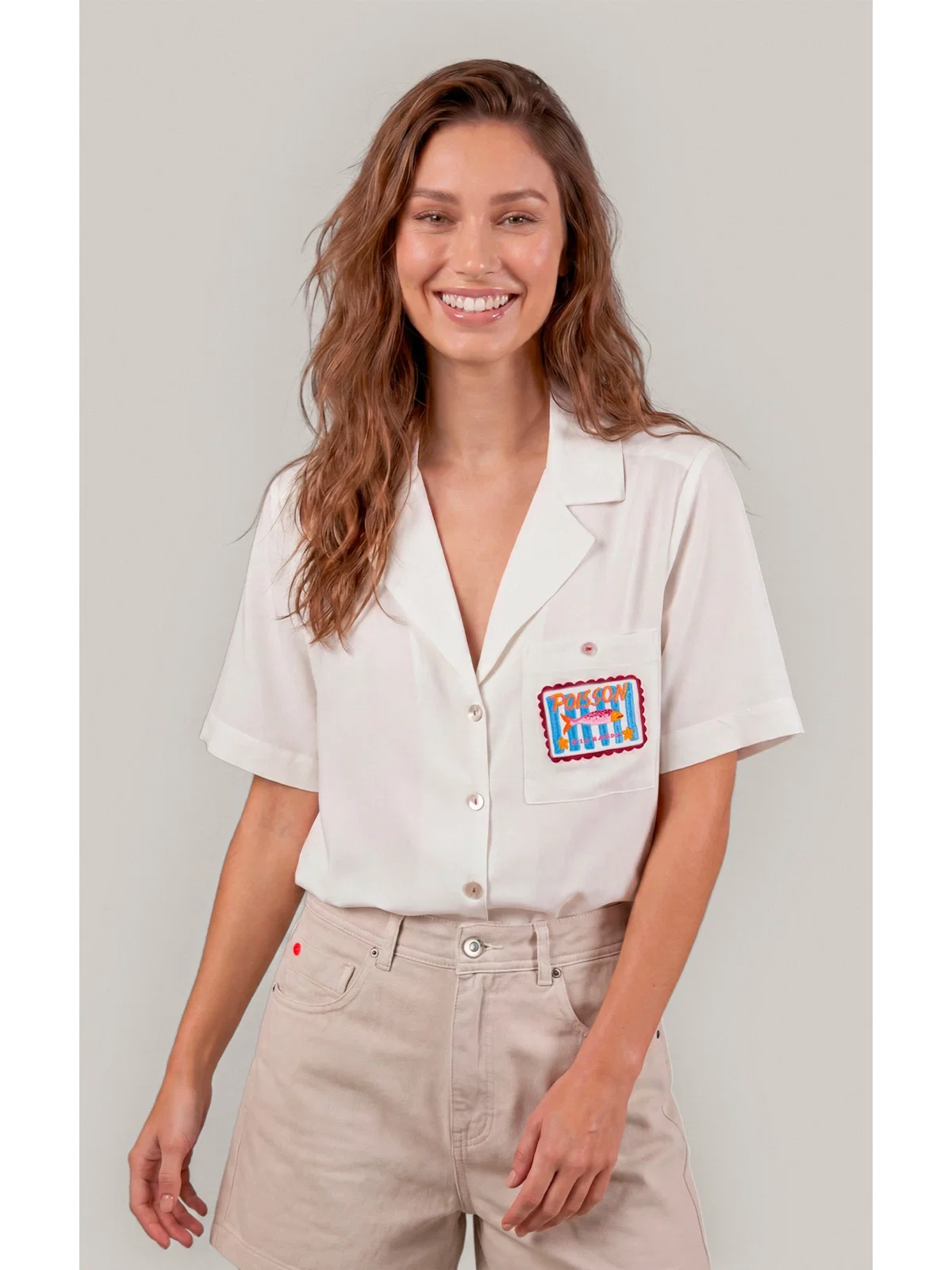 Camisa Robin Linho Blend Branco