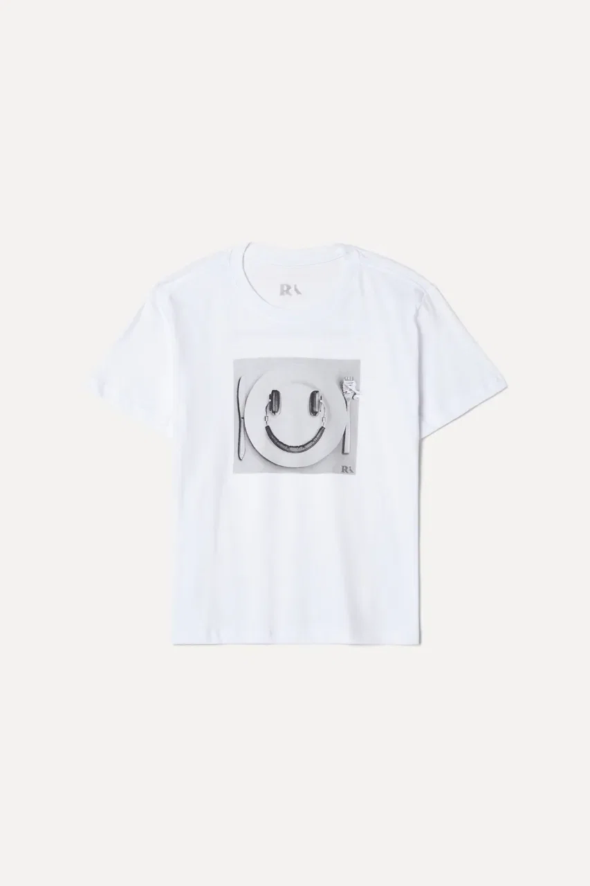 Camiseta Mini Pf Estampada Music Food — imagem 1