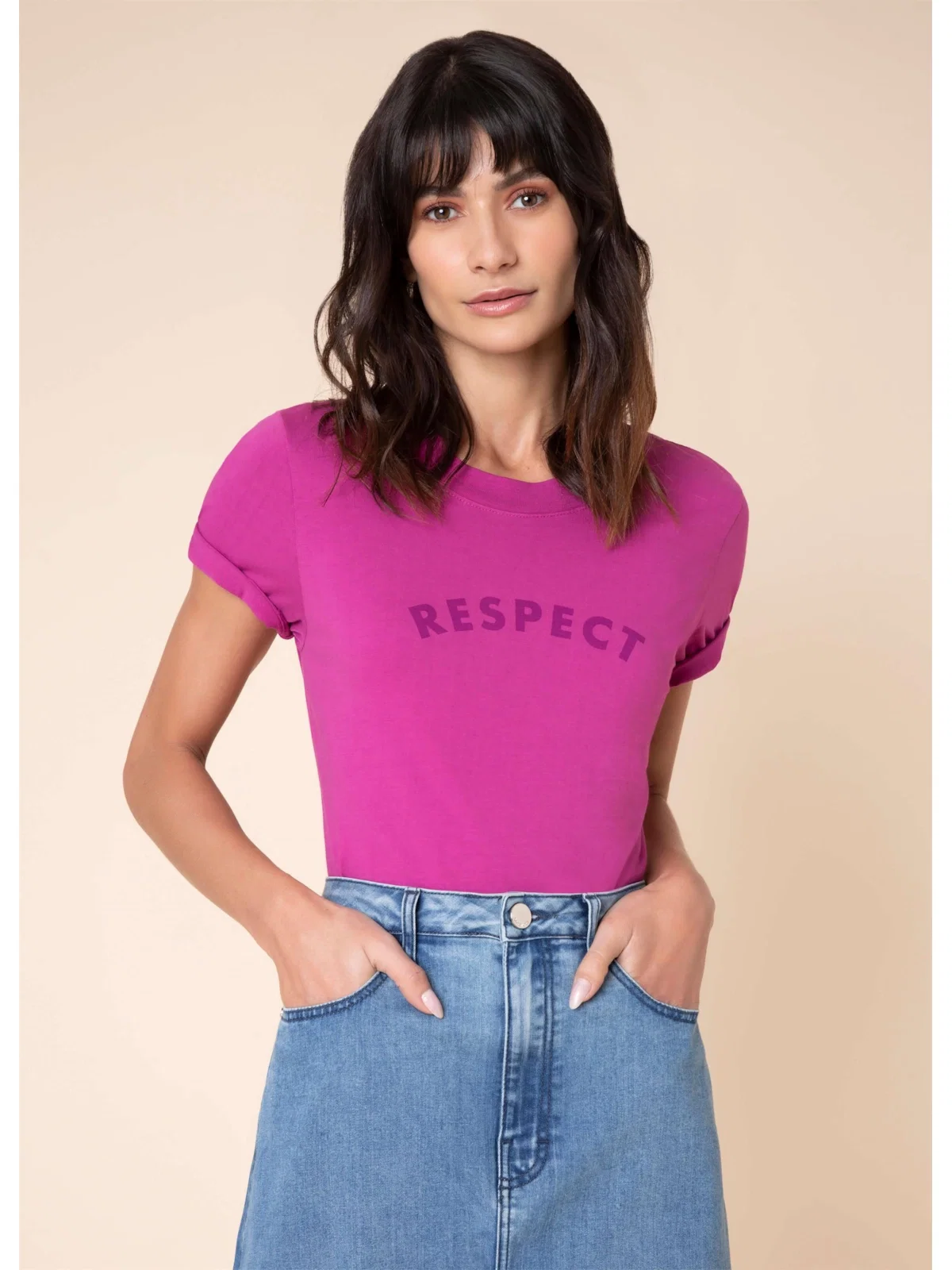 T-Shirt Respect Magenta