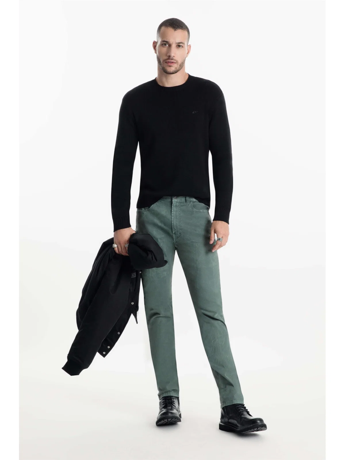 Tricot Heavy Sweater Preto
