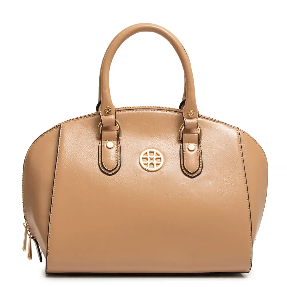 Bolsa Tote Estruturada Nude — imagem 1