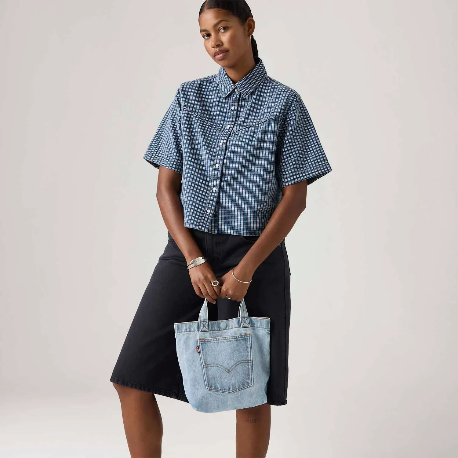 Tote Bag Mini Levi's® Pocket Lavagem Média - U USA | U BR
