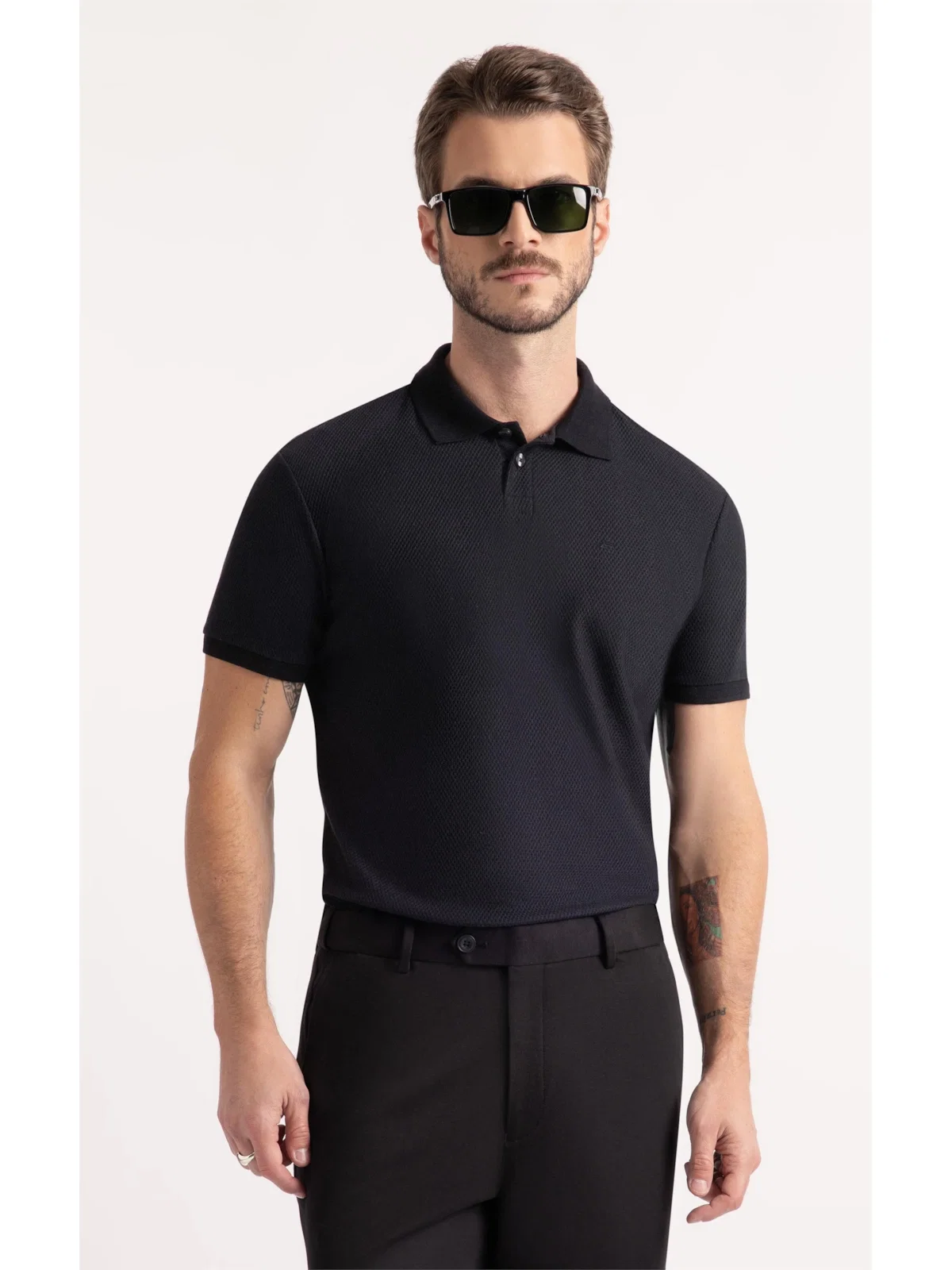 Polo Favo Ellus Originals Preto — imagem 1