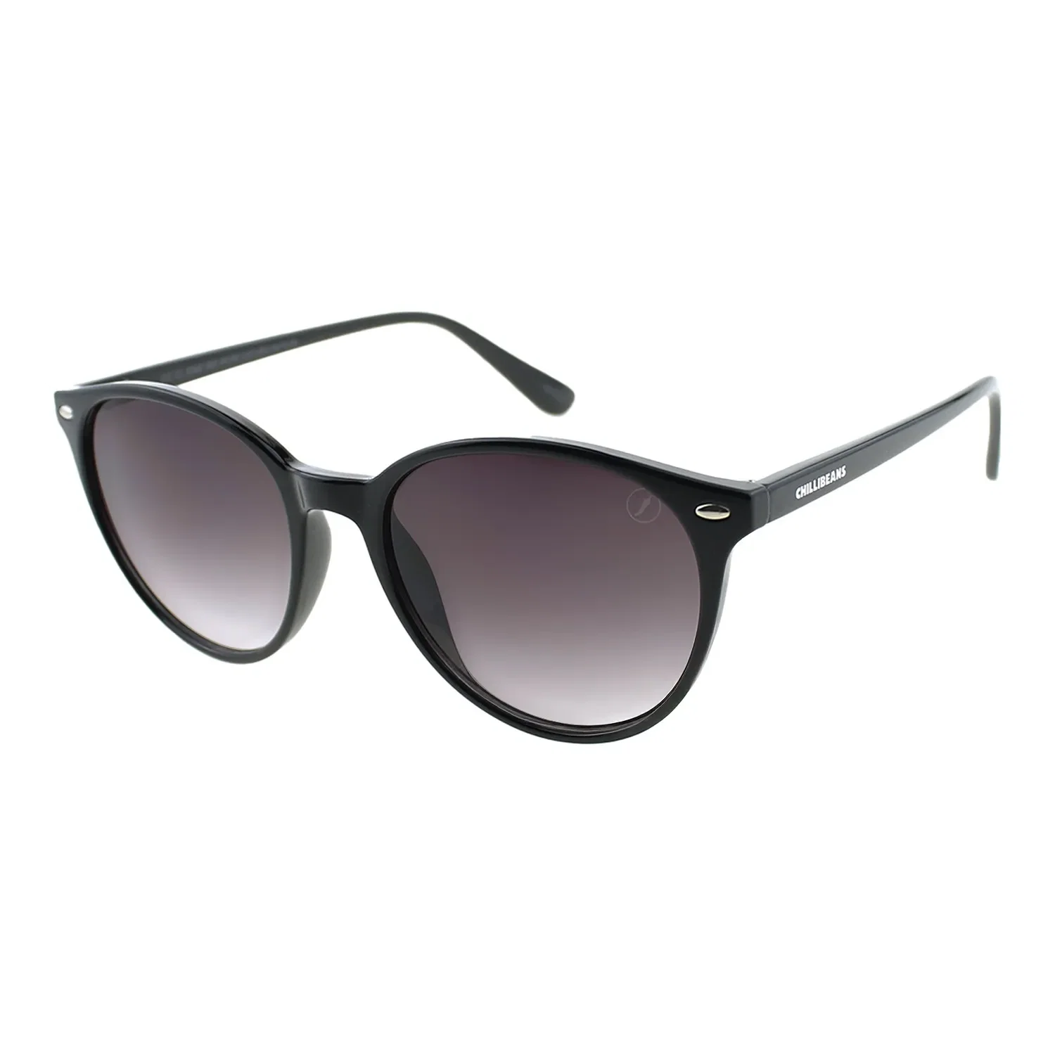 Óculos de Sol Feminino Chilli Beans Redondo Degradê Preto — imagem 1