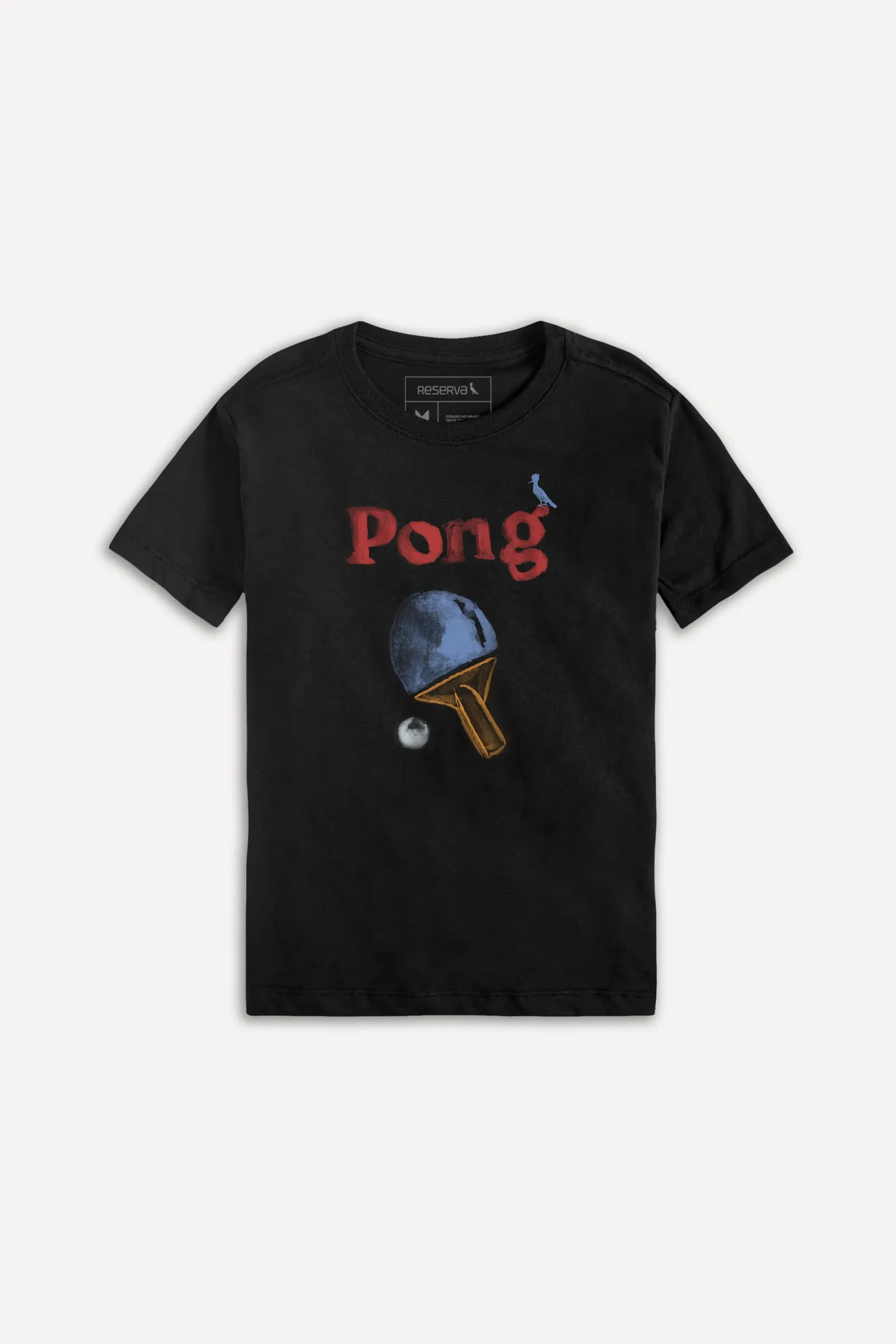 Camiseta Mini Estampada Pong