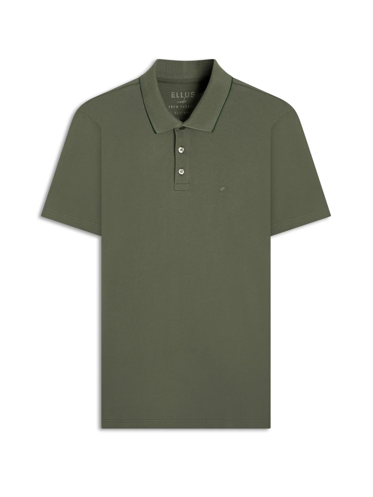 Polo Piquet Easa Metal Classic Mc Verde Army — imagem 1