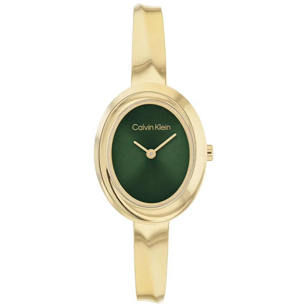 Relógio Calvin Klein Twisted Bezel Feminino em Aço Dourado 25100203 — imagem 1