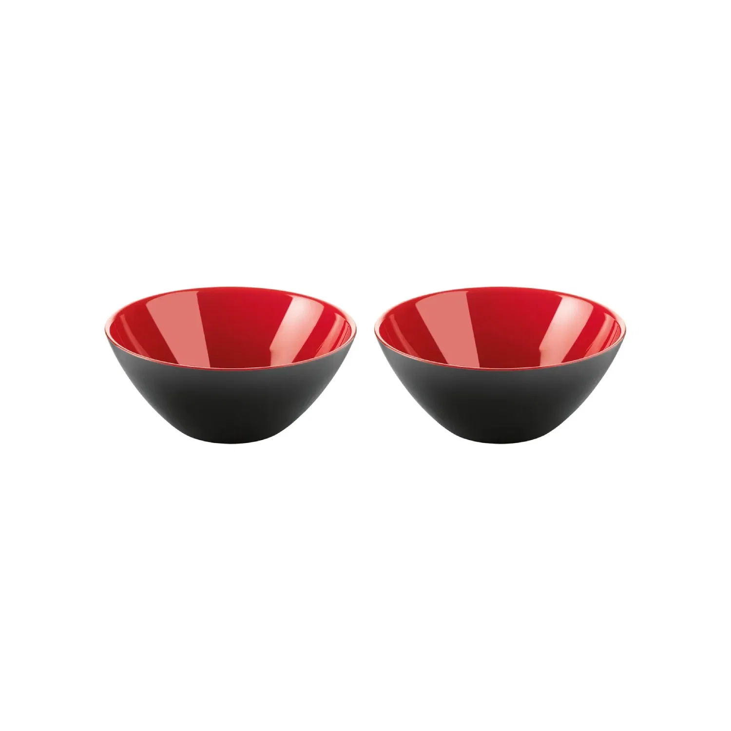 Bowl em Acrílico 2 Peças 12cm Preto