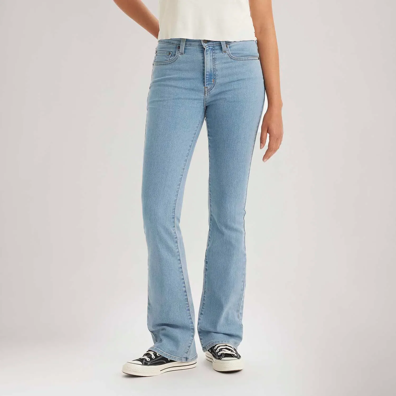 Calça Jeans Levi's® 725 High Rise Bootcut Lavagem Clara — imagem 1