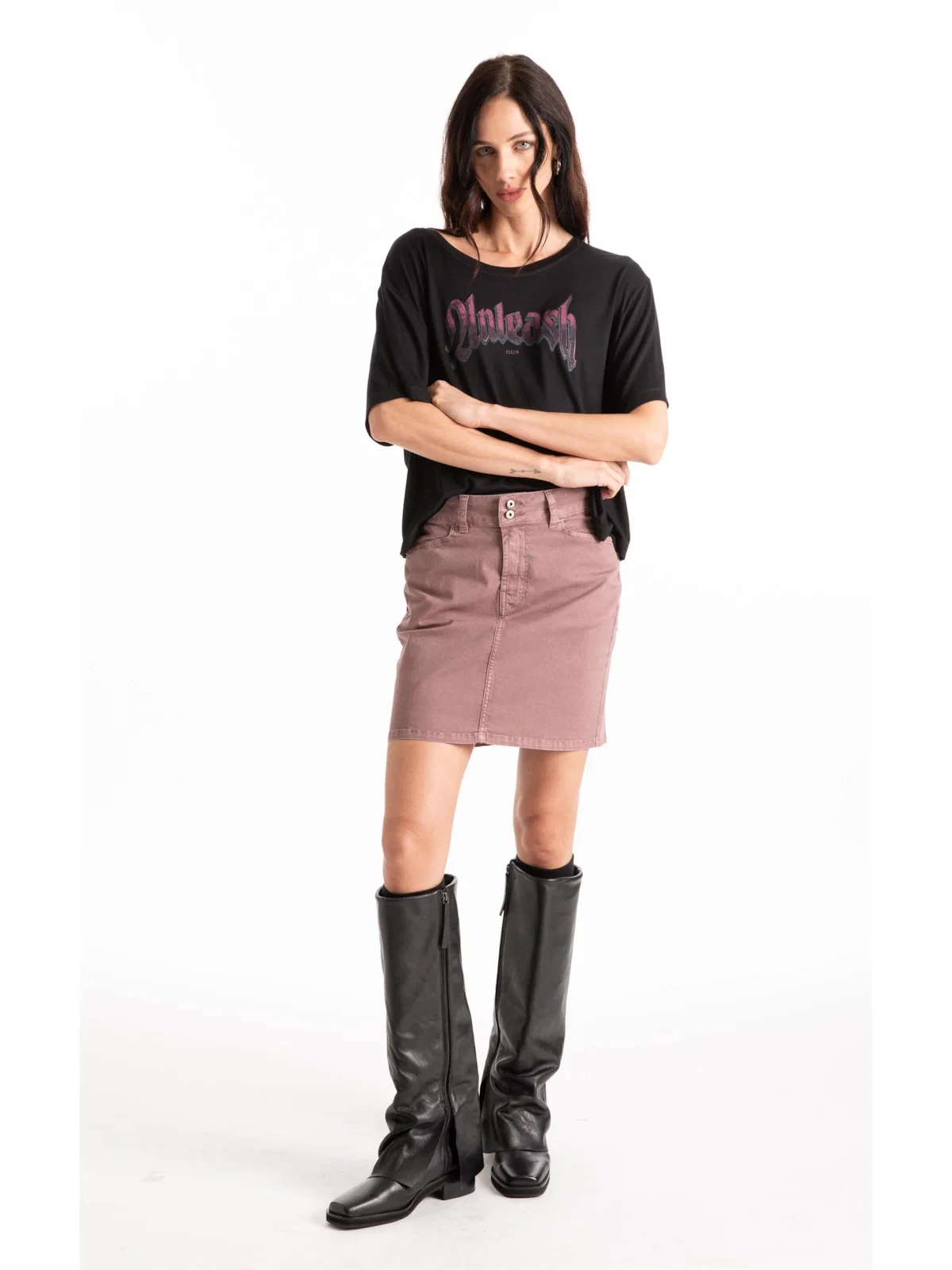Sarja Rain (Curta) Chevalier Purple Gray — imagem 1