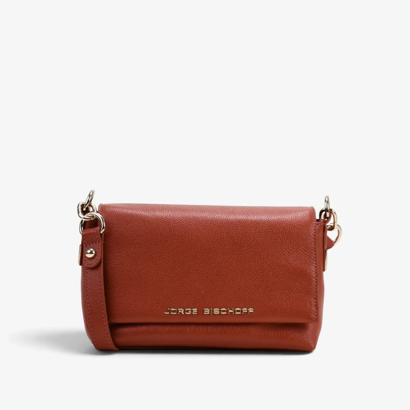 Bolsa Transversal Caramelo Argila Couro — imagem 1