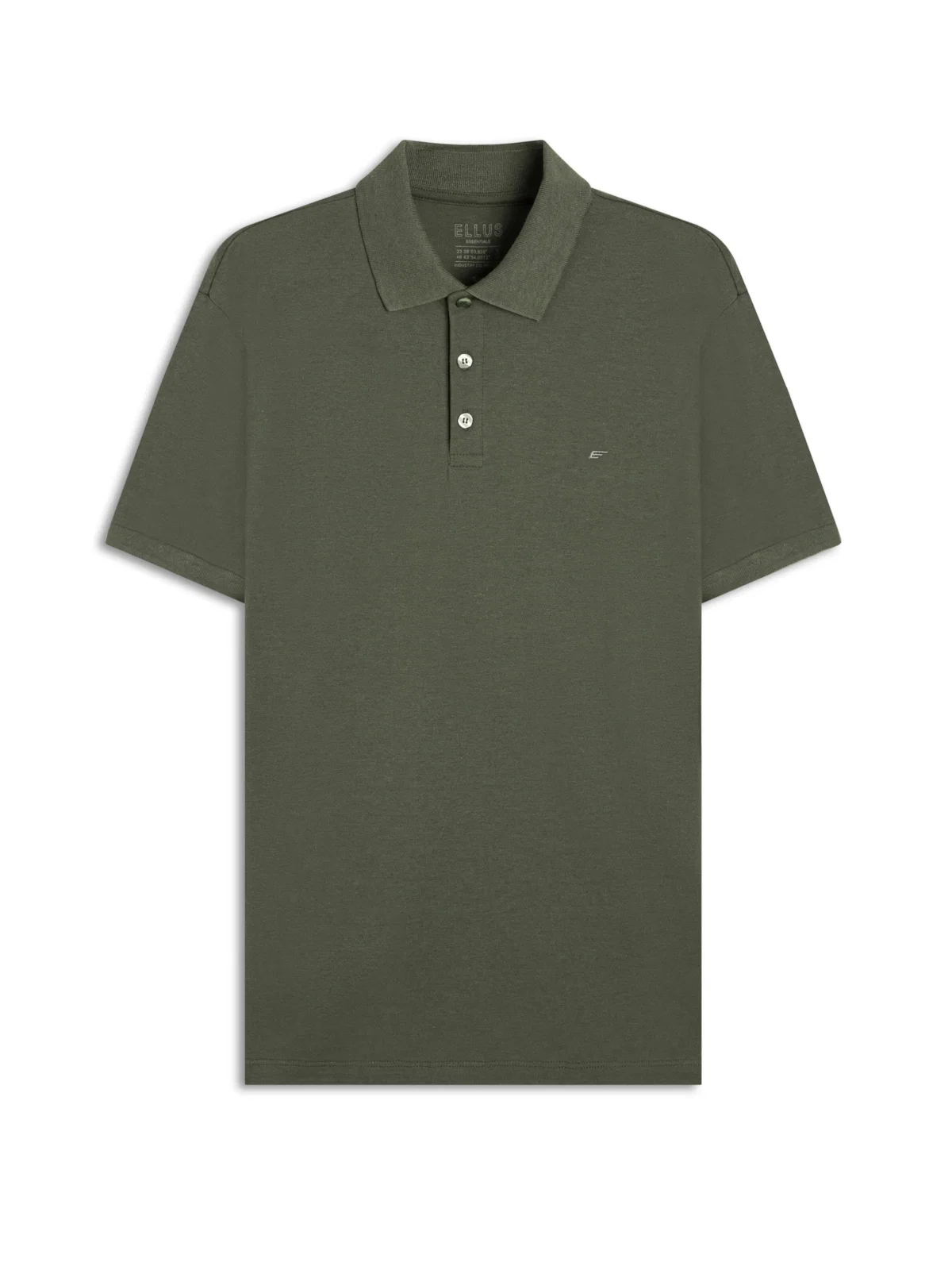 Polo Piquet Melange Easa Verde Mescla