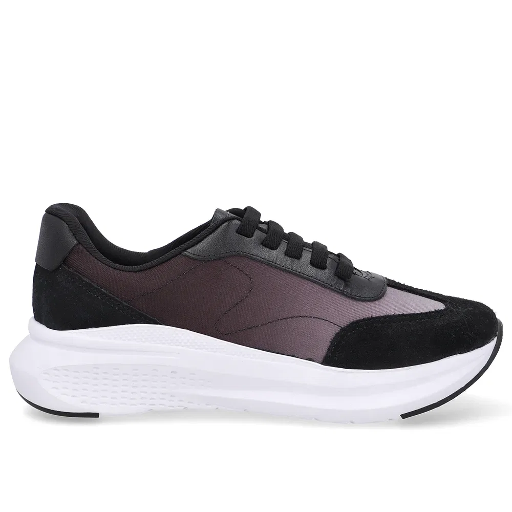 Tênis Slip On Preto Degradê Tecido — imagem 1