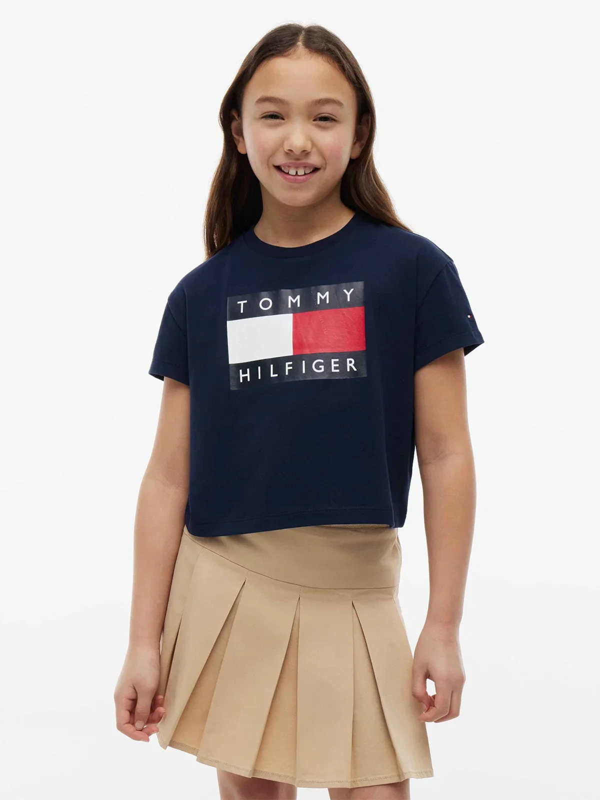 Camiseta Heritage Logo Bandeira e Corte Relaxado — imagem 1