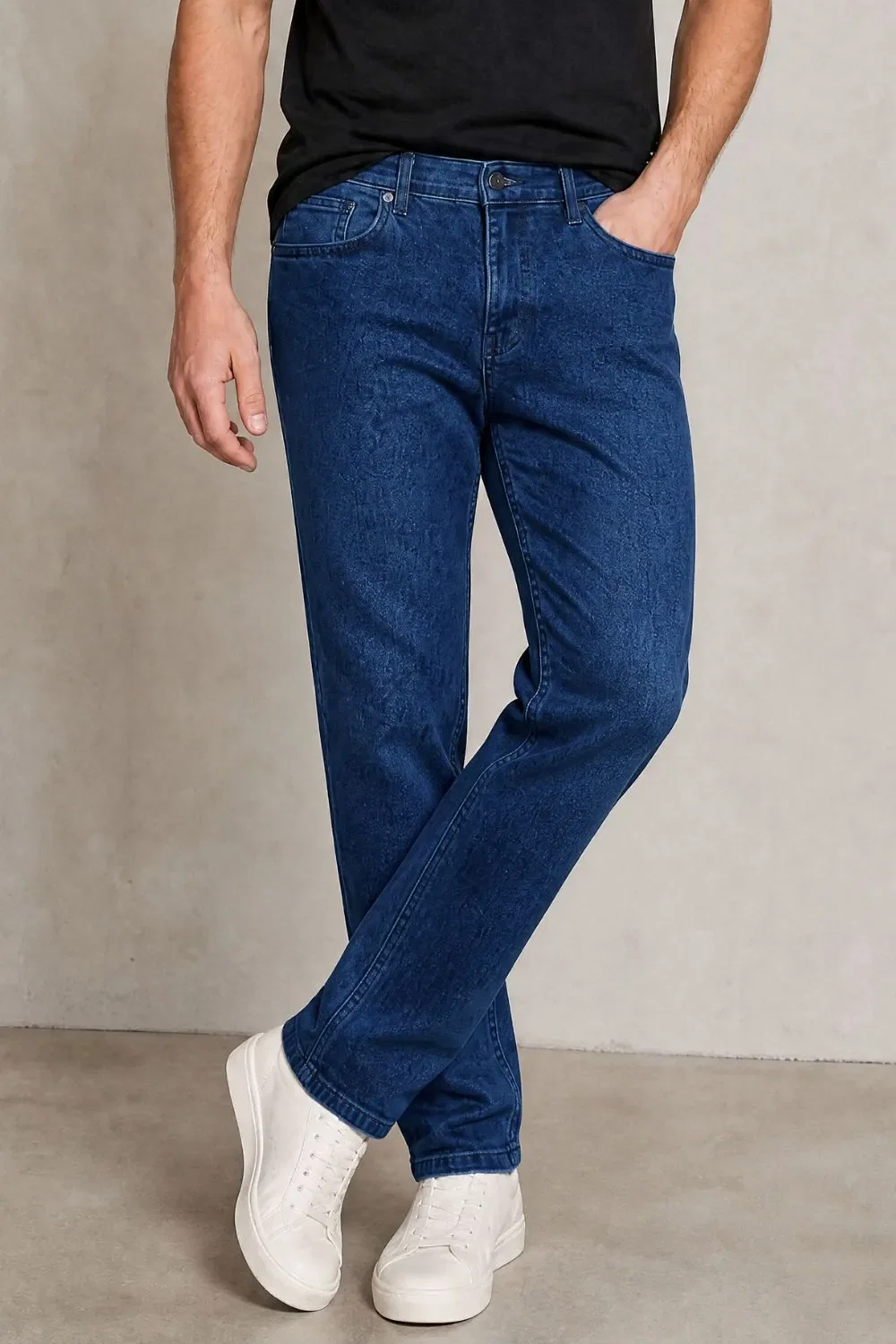 Calça Jeans Regular Básica Clássica Polo Wear Jeans Médio