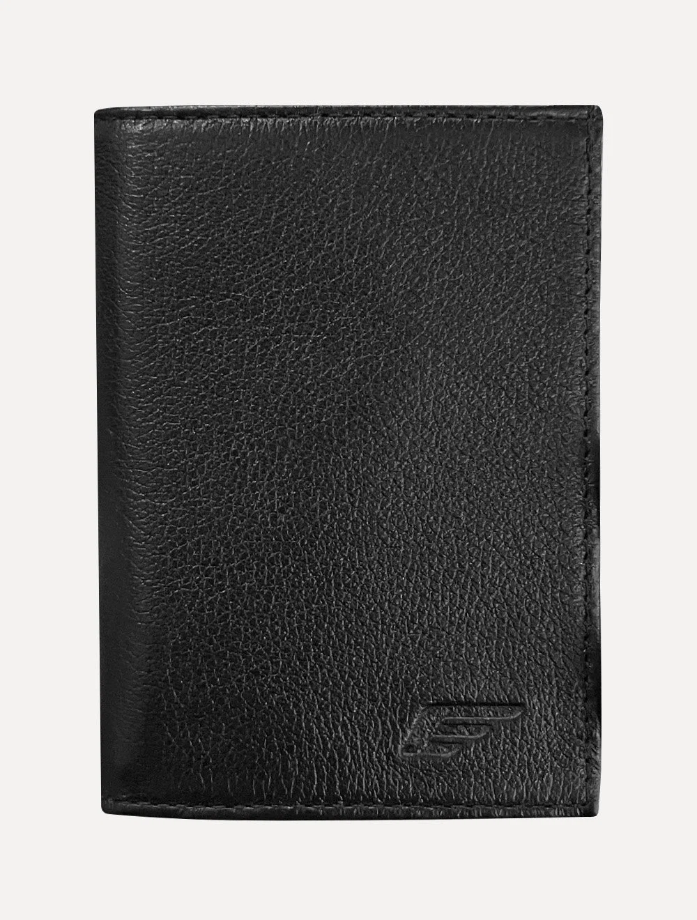 Carteira Ellus Masculina Porta-Cartão Couro Ellord Preta — imagem 1