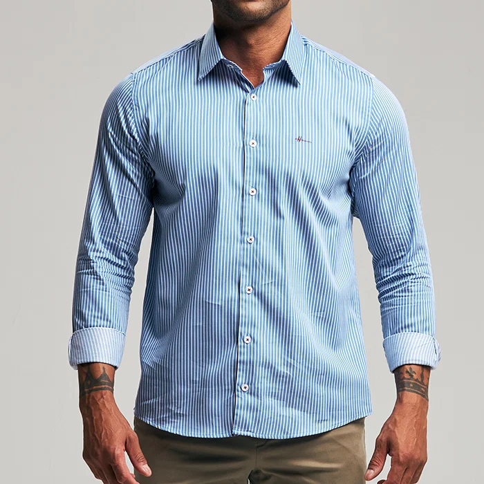 Camisa Poliamida Slim Fit