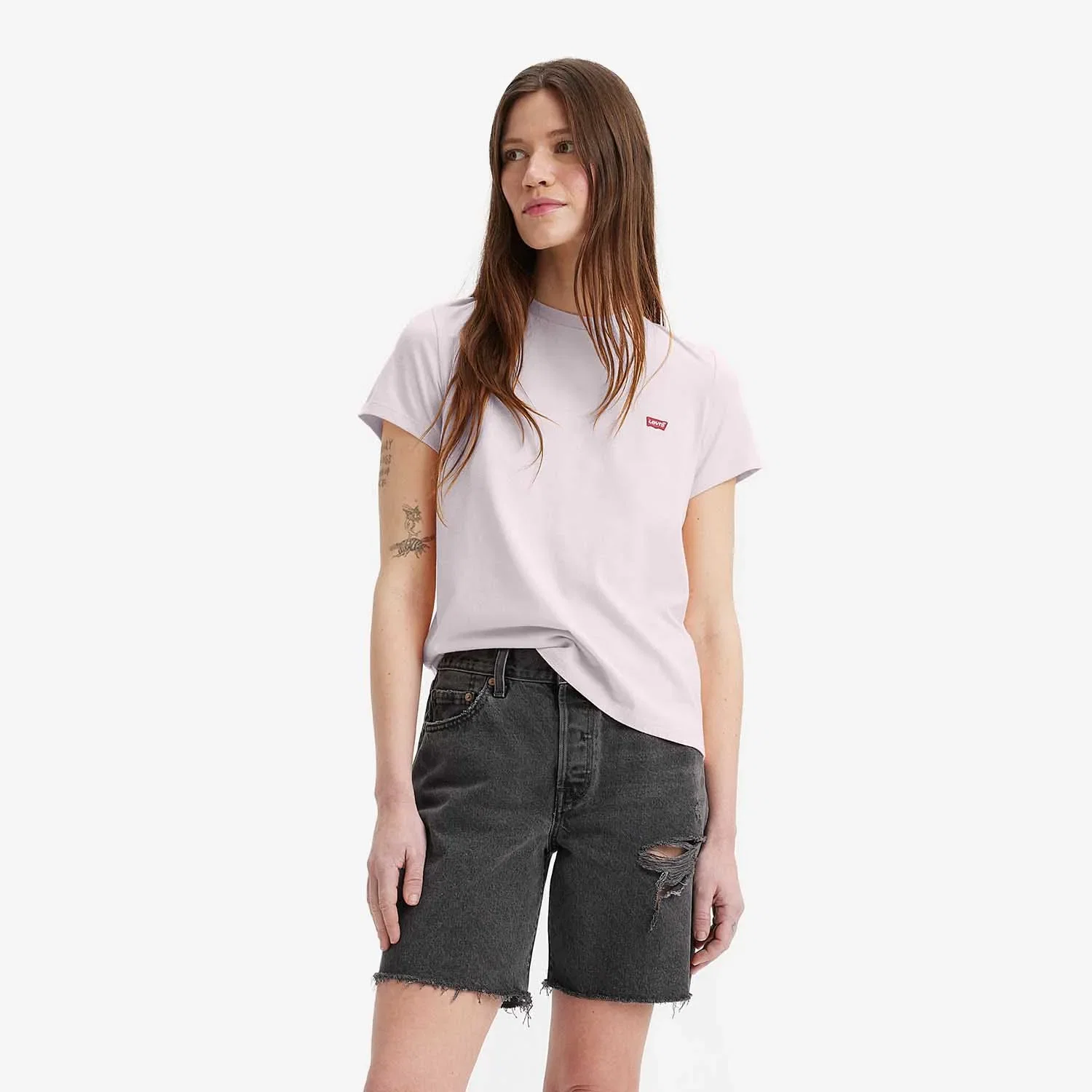 Camiseta Levi's® Perfect LIlás Manga Curta — imagem 1