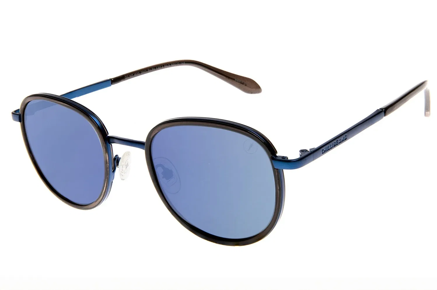 Óculos De Sol Feminino Chilli Beans Redondo Azul — imagem 1