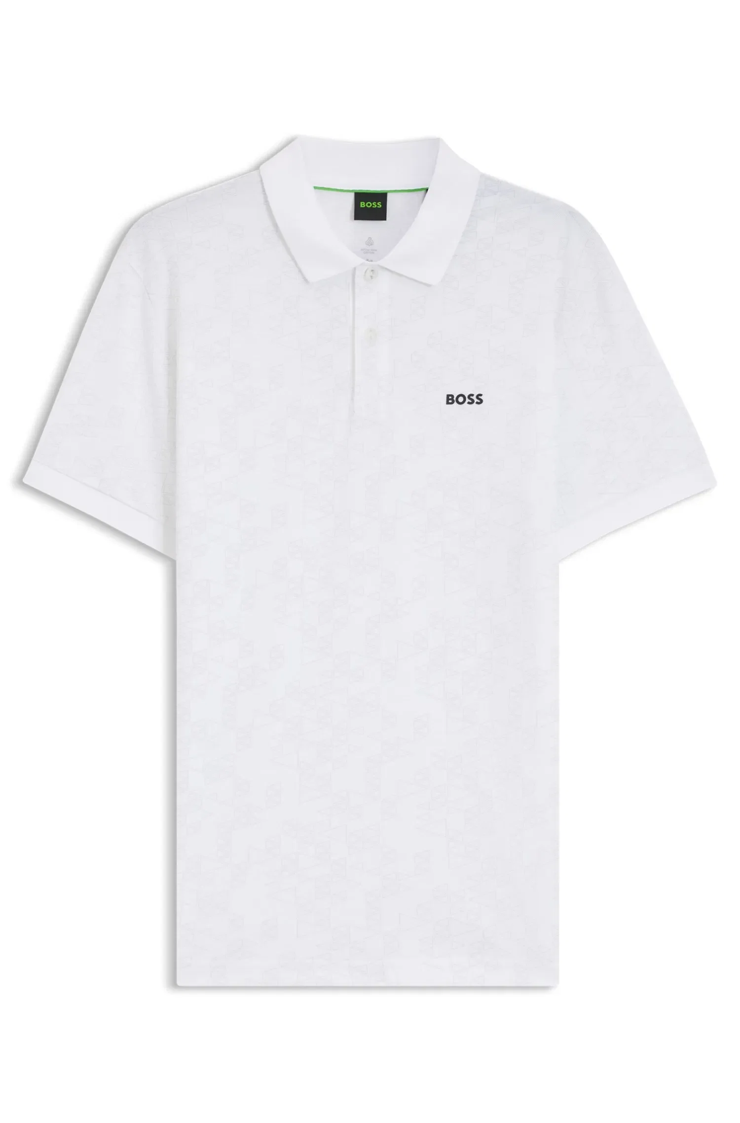 Polo Em Piqué De Algodão Estampada