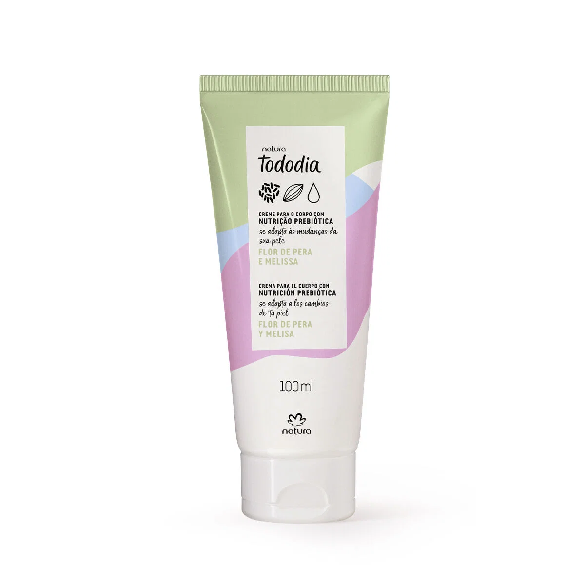 Creme Desodorante Nutritivo para o Corpo Tododia Flor de Pera e Melissa 100 ml