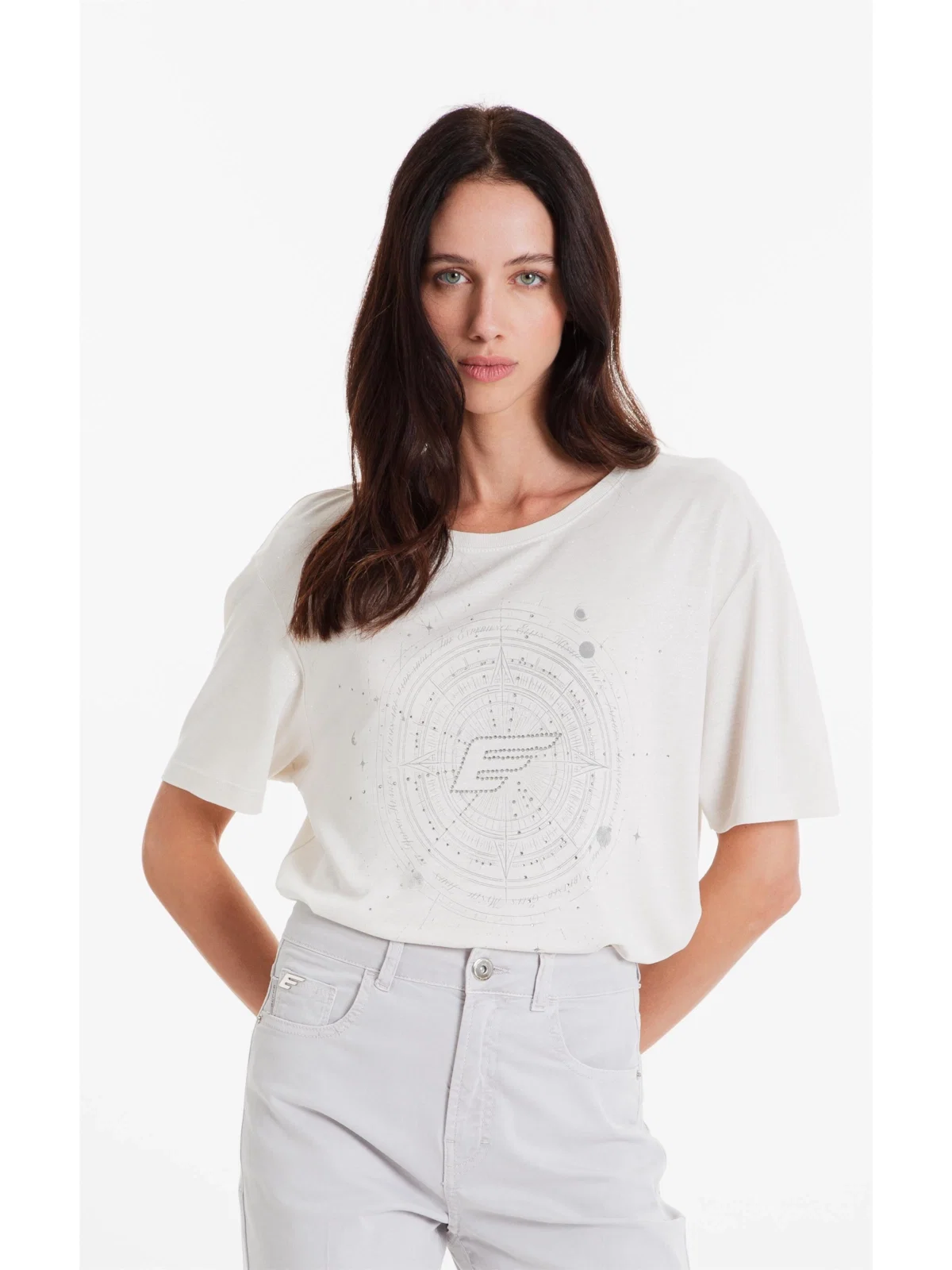 Blusa Easa Mystic Circle Off White — imagem 1