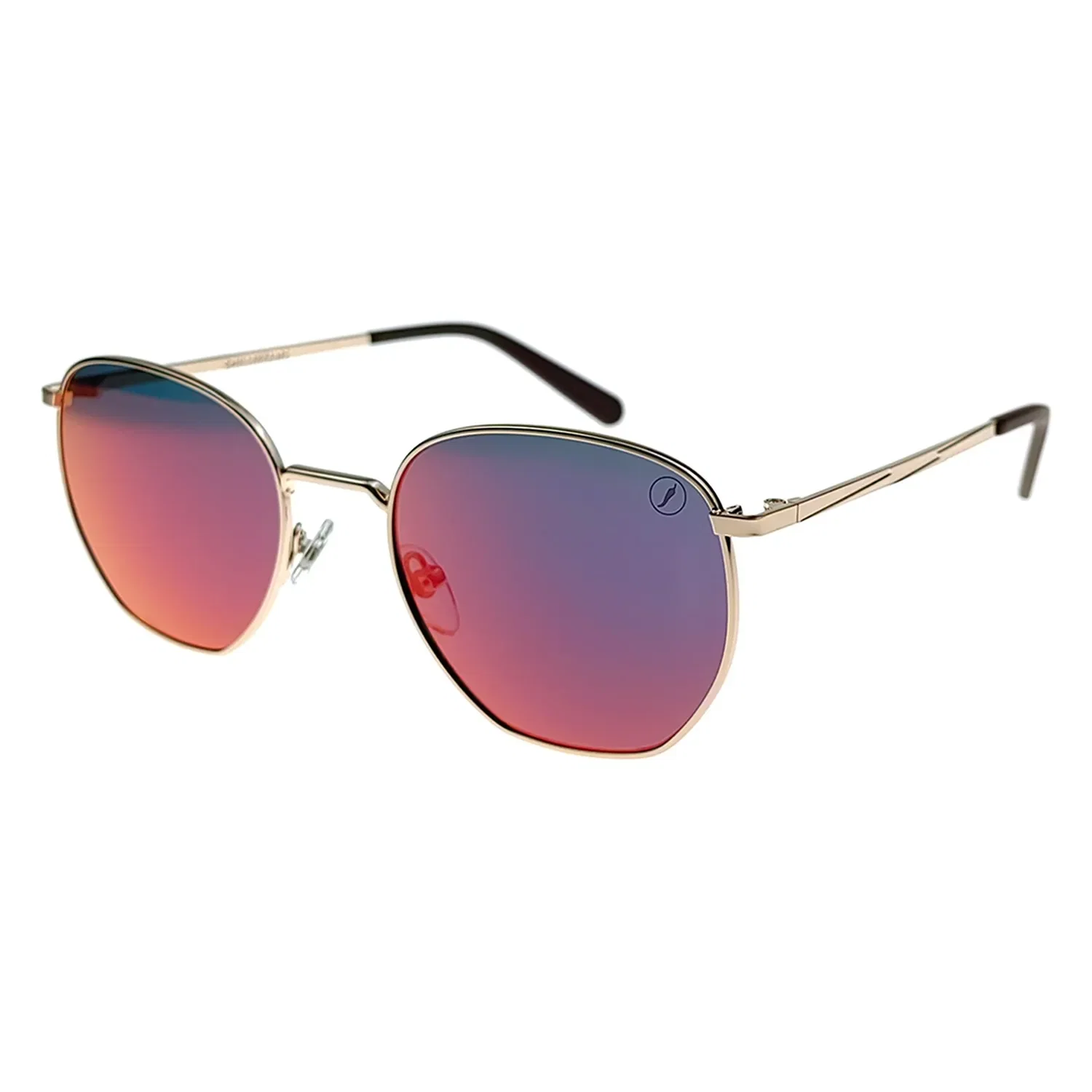 Óculos de Sol Masculino Chilli Beans Redondo Dourado — imagem 1
