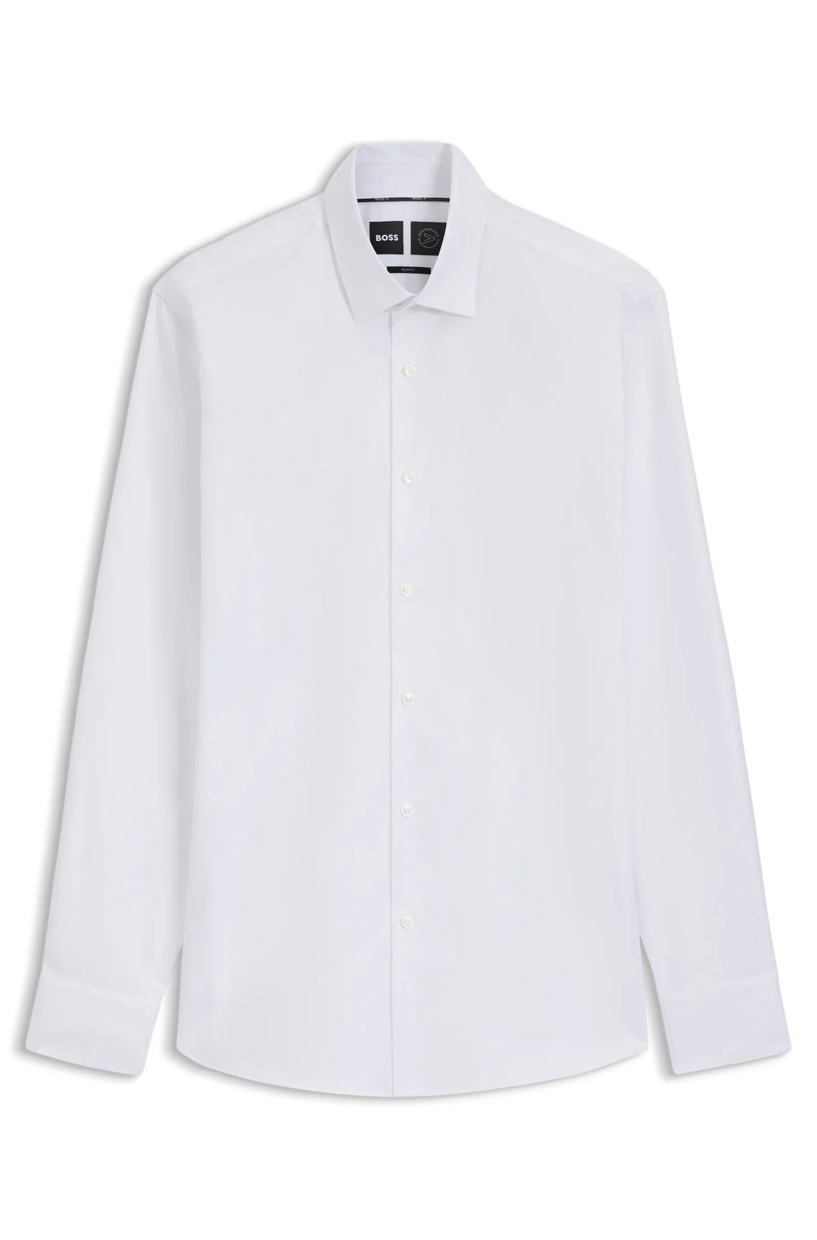 Camisa Slim Fit Em Algodão Estruturado — imagem 1