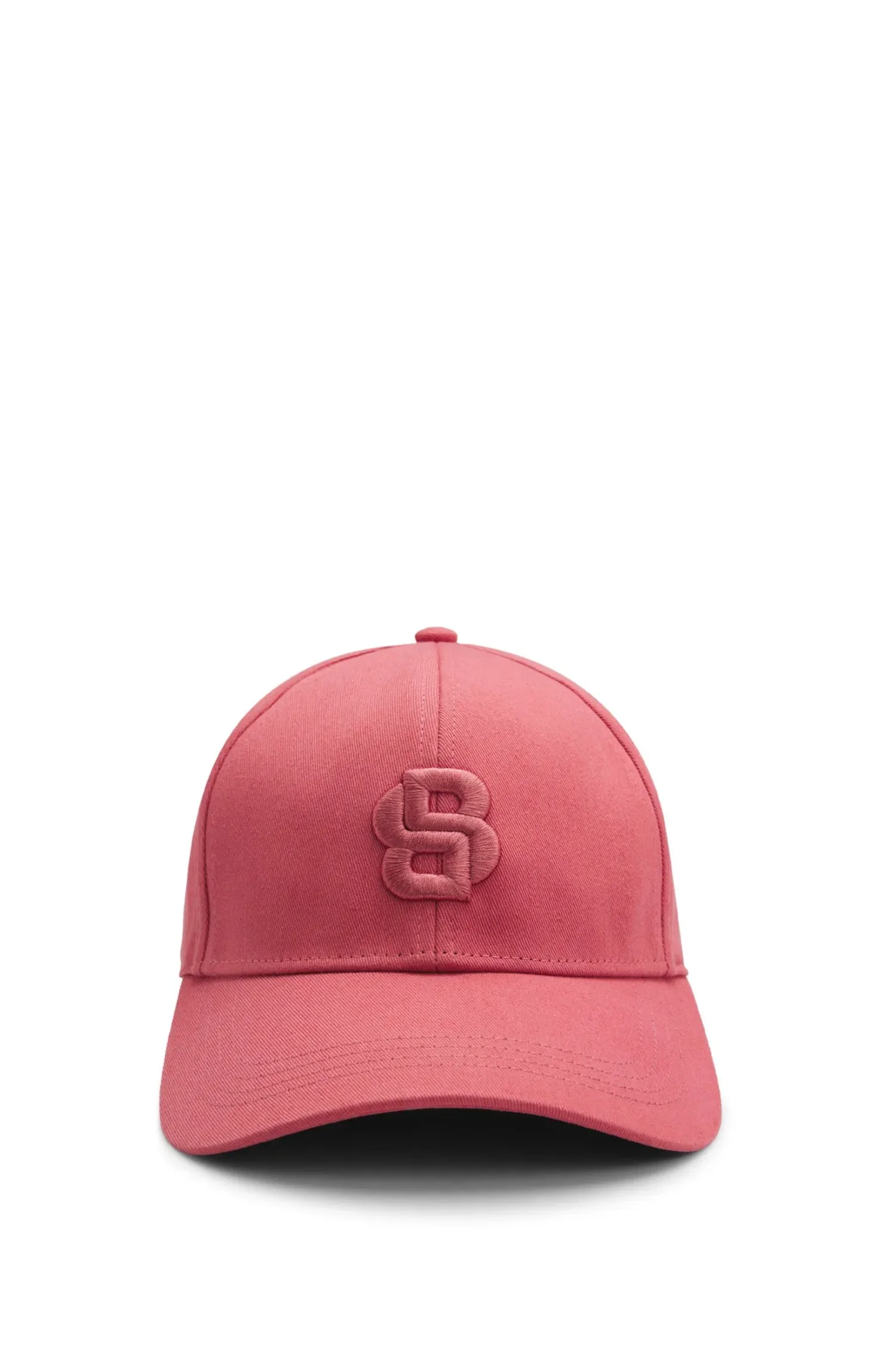 Boné De Algodão Com Monograma Double B Bordado