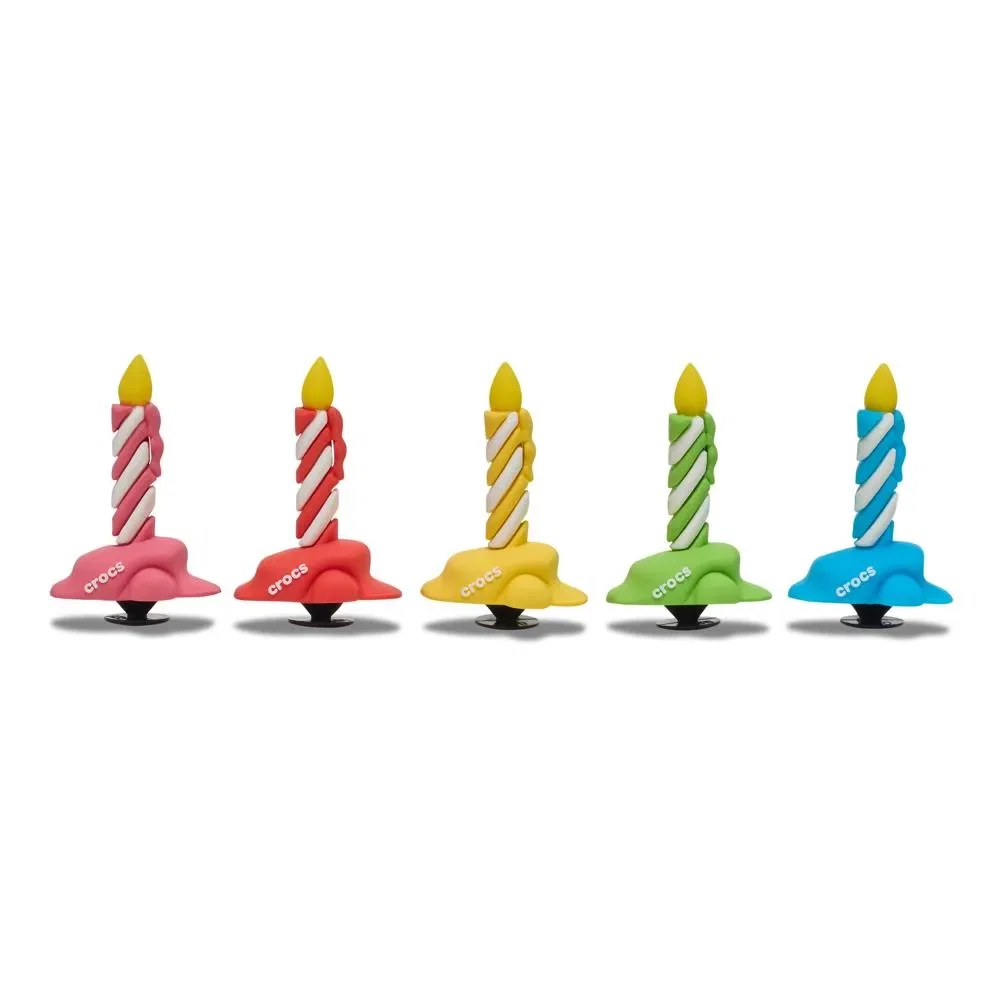Velas Coloridas Com Led Pack Com 5 Peças
