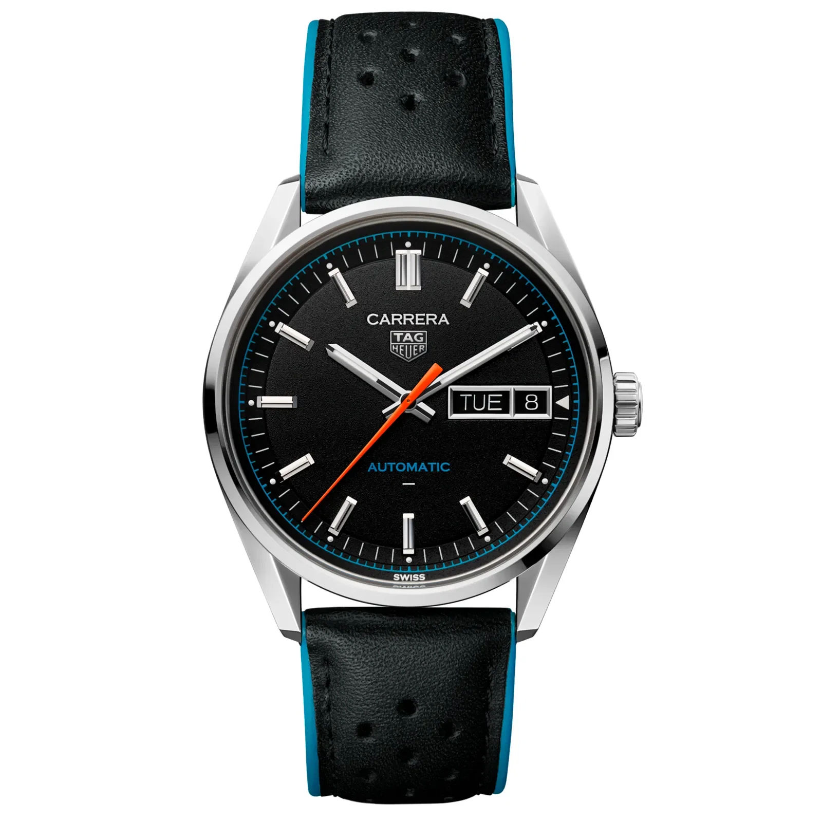 Relógio Tag Heuer Carrera Automático Masculino em Couro Preto WDA2110.FC6614 — imagem 1