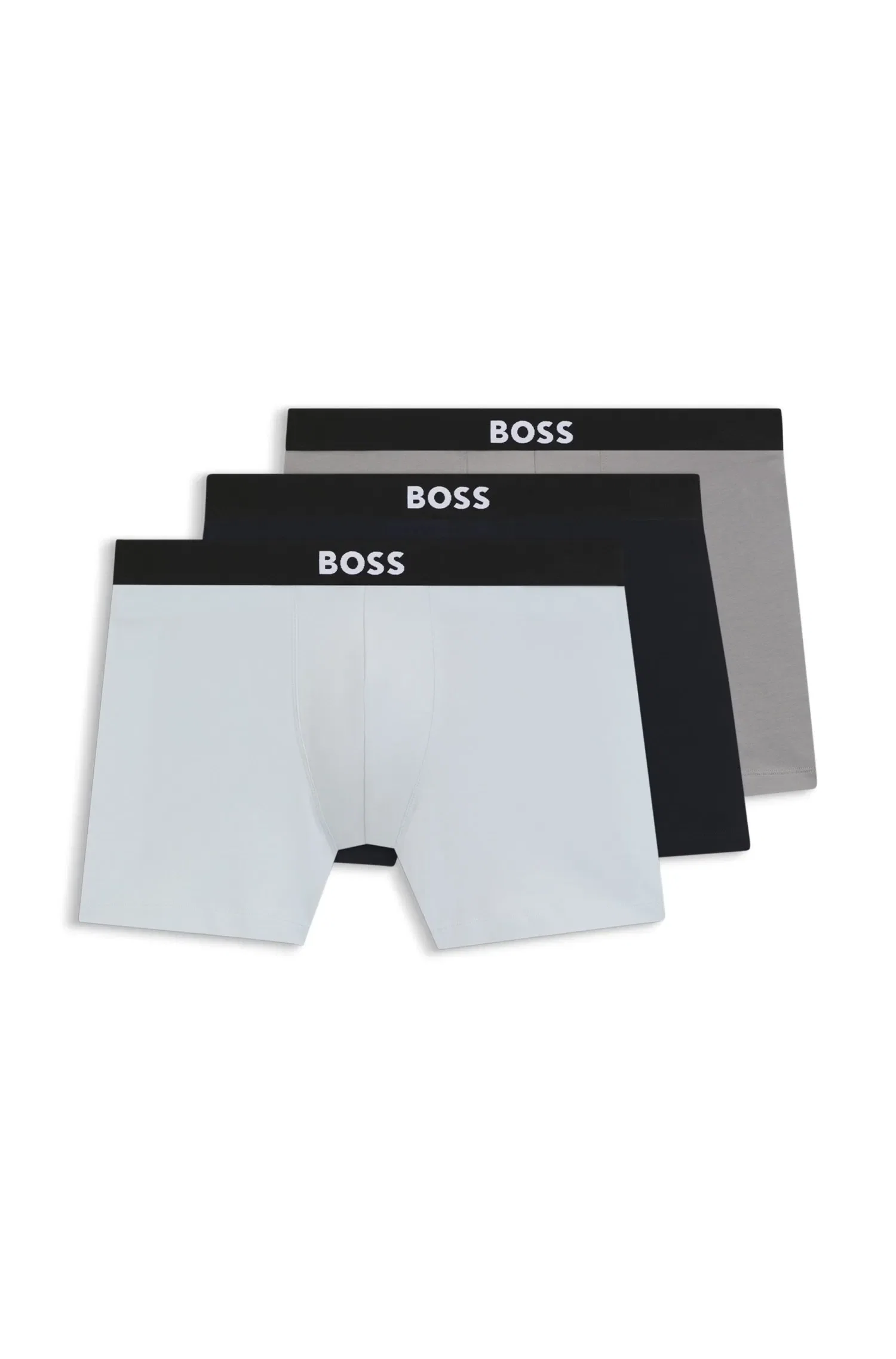 Pack De Três Cuecas Em Algodão Elástico — imagem 1