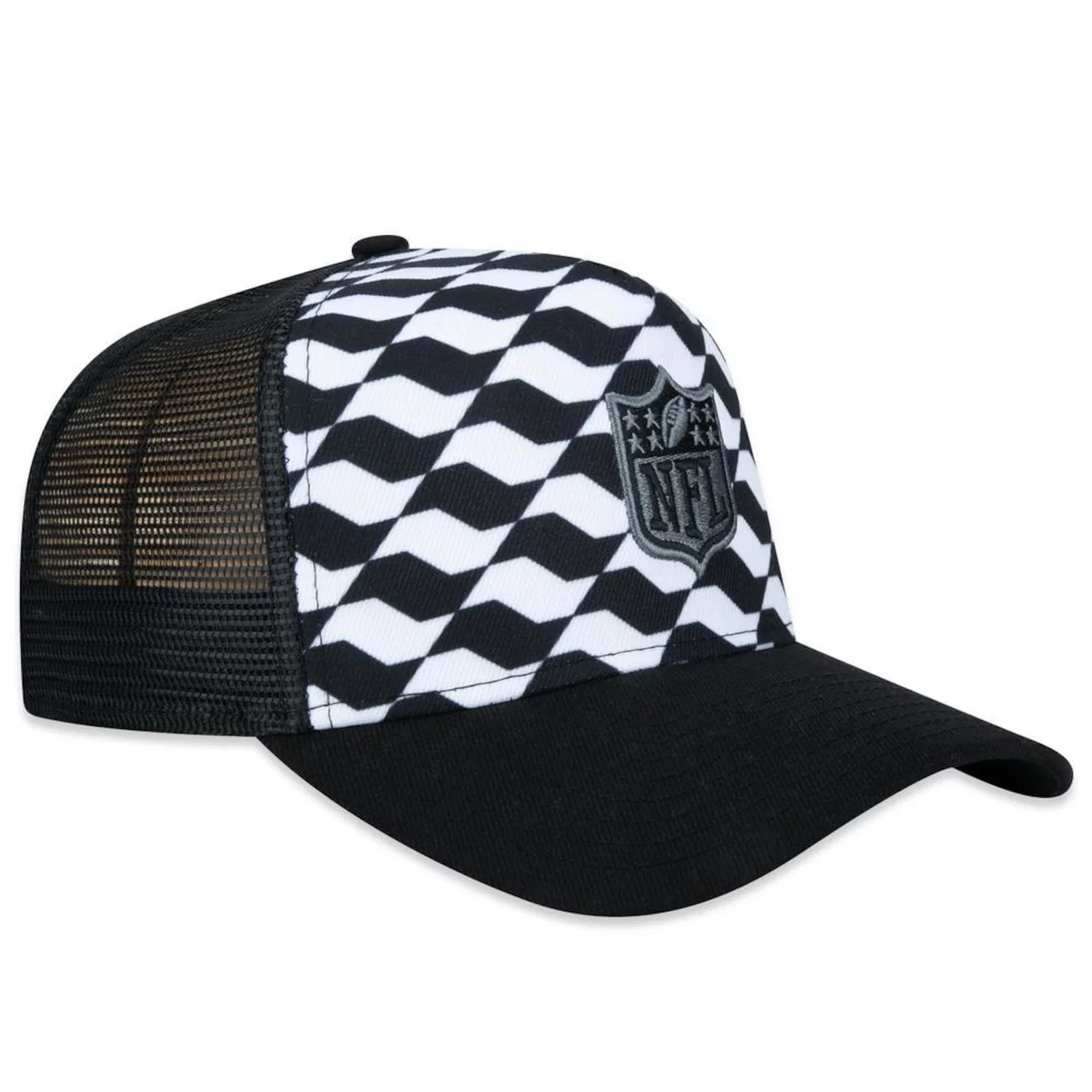 Boné New Era 9Forty A-Frame Trucker Calcada Nfl 2024 Sao Paulo Game - Masculino