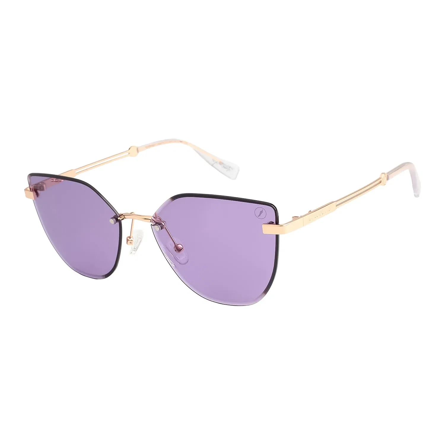 Óculos de Sol Feminino Rock in Rio Quadrado Roxo — imagem 1