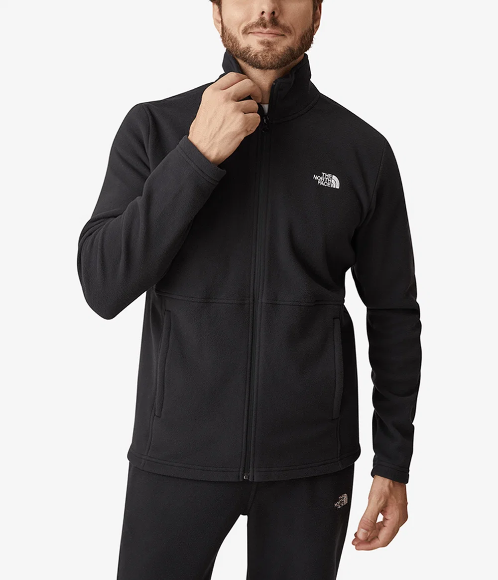 Fleece Masculino Glacier Full Zip TNF Black