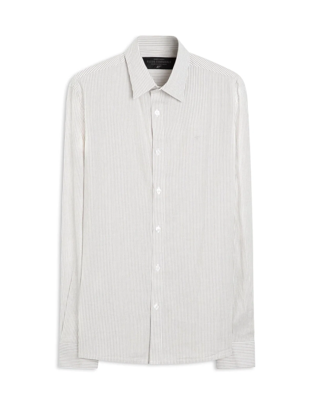 Camisa Tricoline Branch Slim Caqui