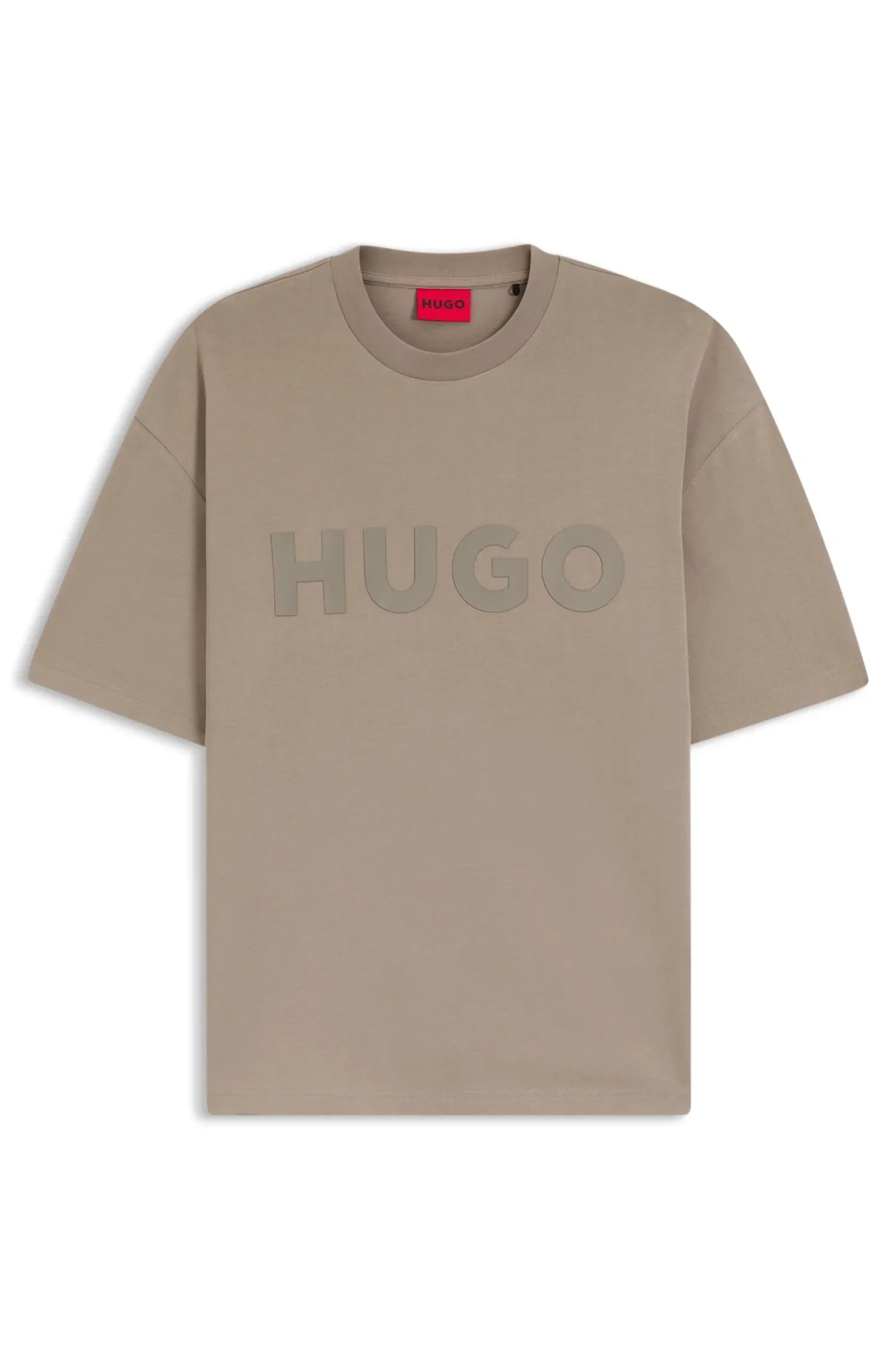 Camiseta Em Jersey De Algodão Com Logo