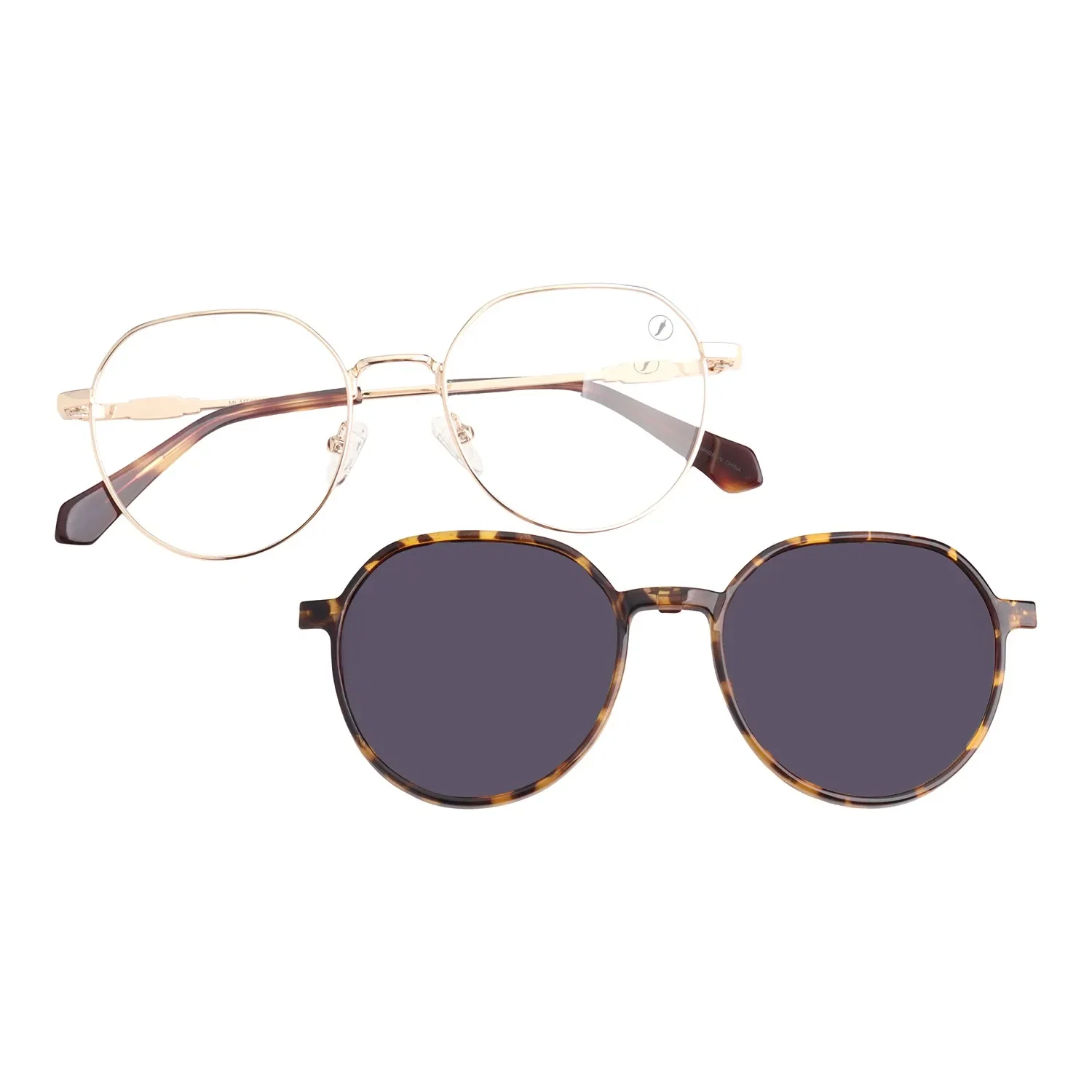 Armação Para Óculos de Grau Feminino Chilli Beans Multi Redondo Dourado