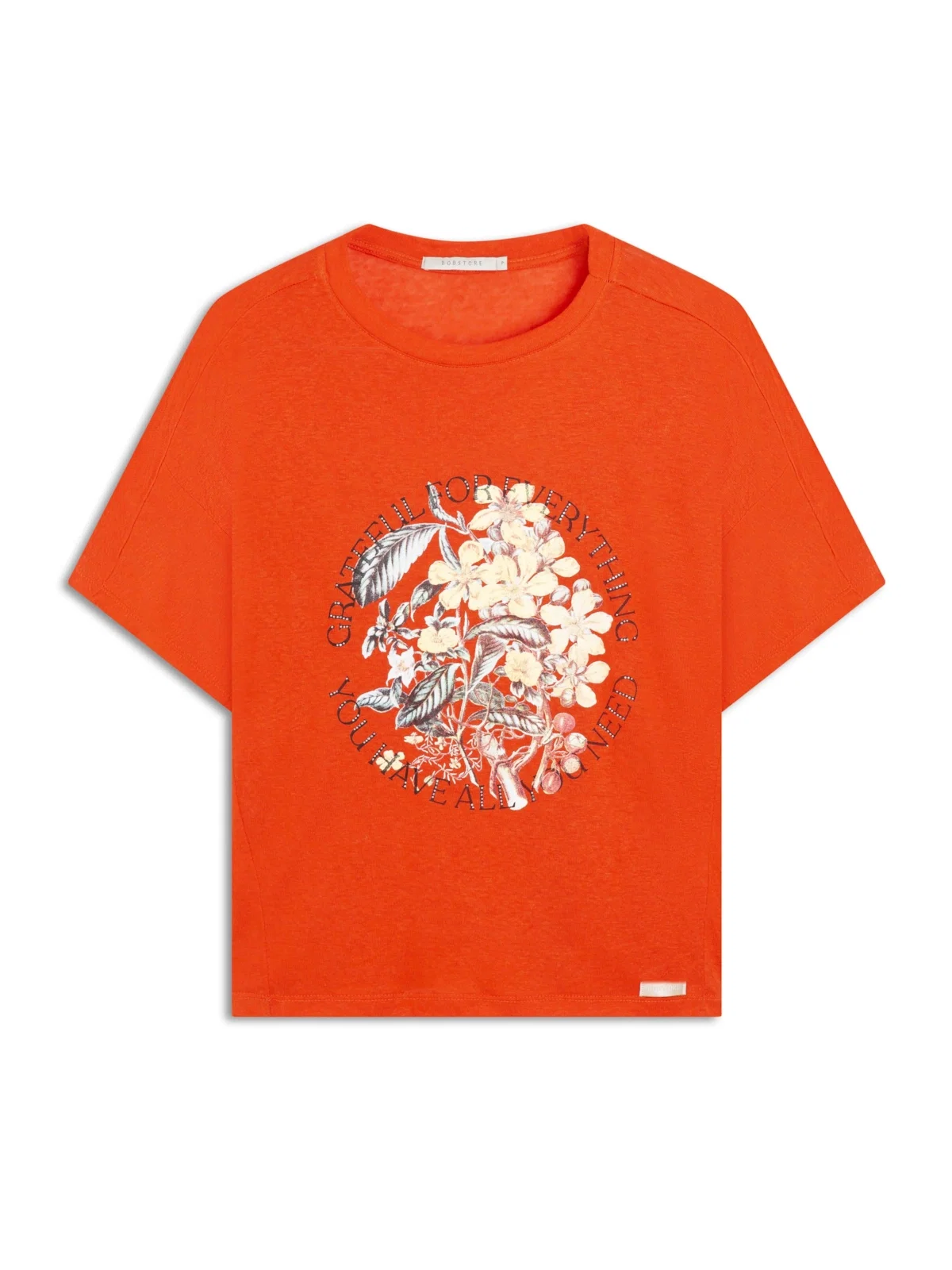 T-Shirt Viscolinho Grateful Laranja — imagem 1