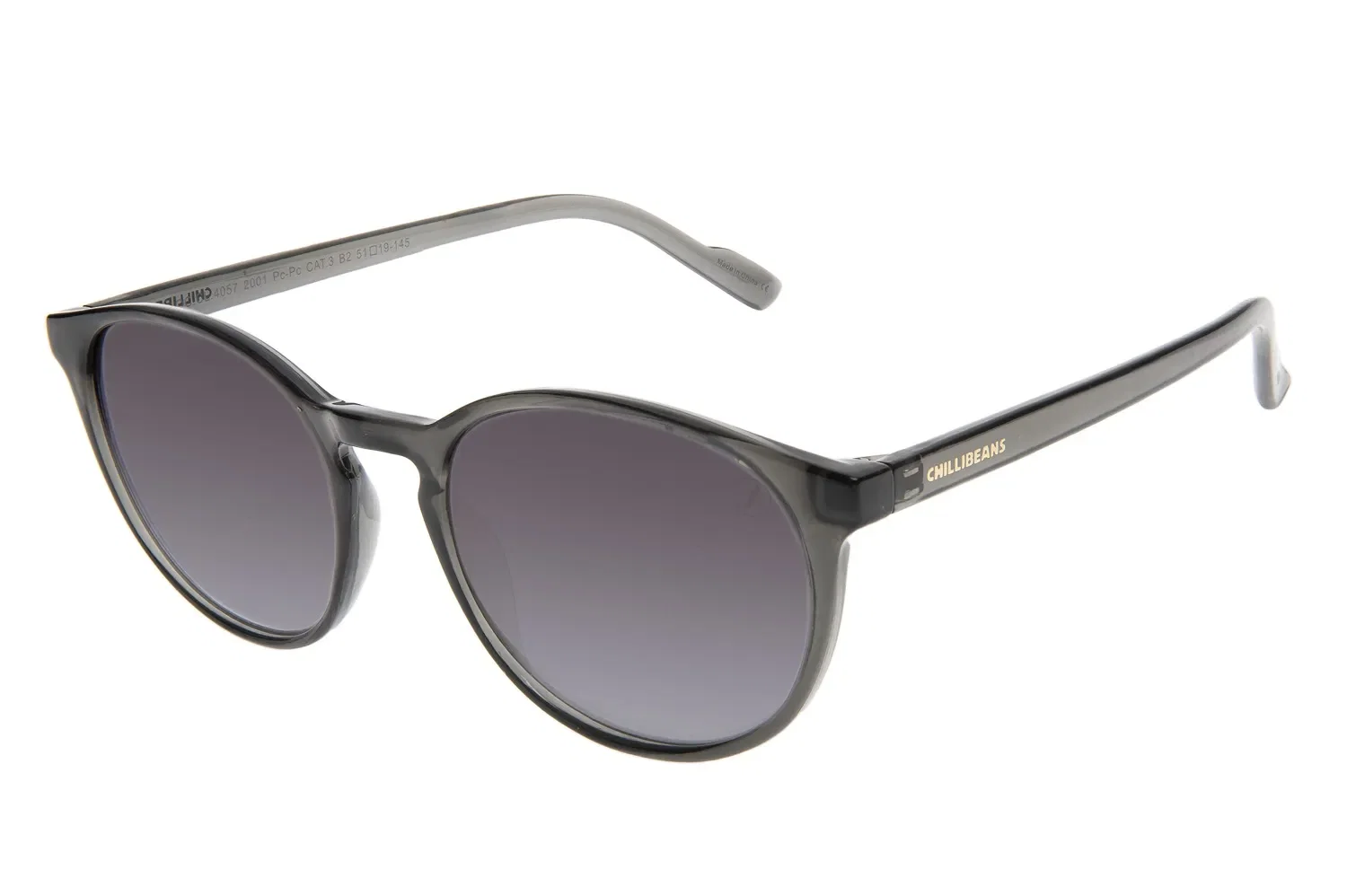 Óculos de Sol Feminino Chilli Beans Casual Redondo Preto