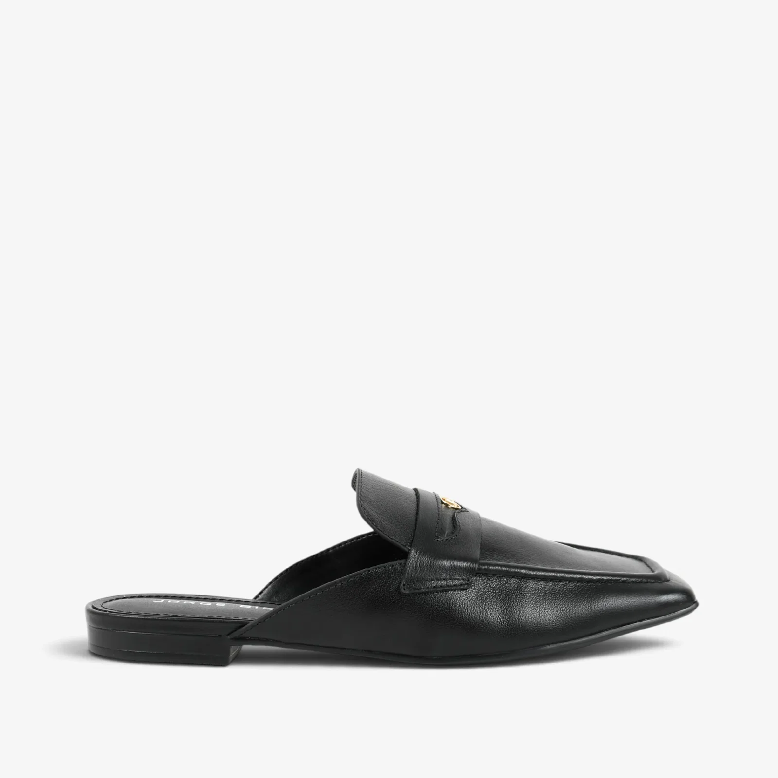Mule Preto Couro