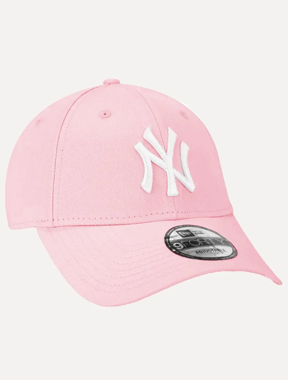 Boné New Era Masculino 9Forty MLB New York Yankees White Logo Rosa