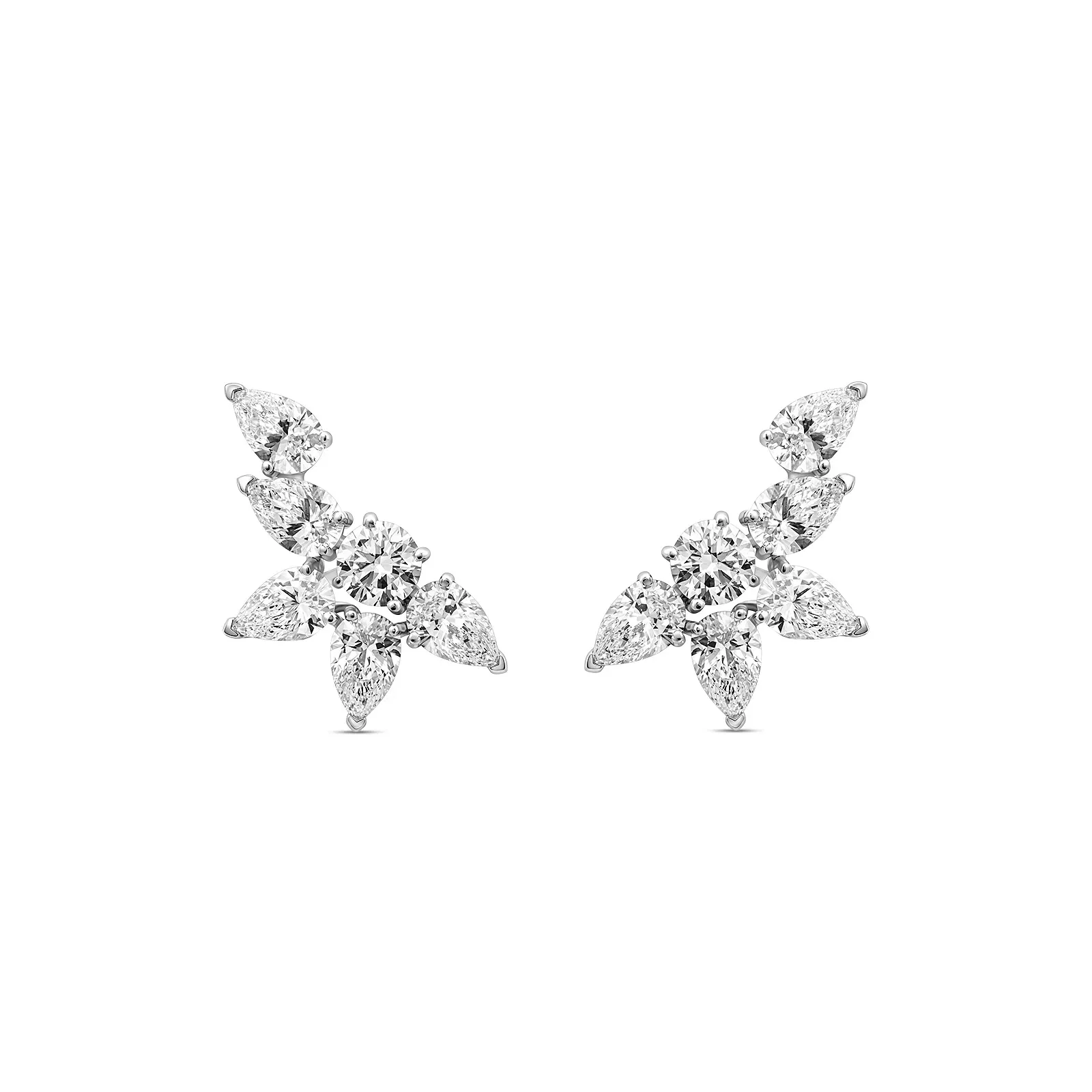 Brinco Ear cuff Venere em Ouro Branco 18K com Diamante de Laboratório 12,5 CT — imagem 1