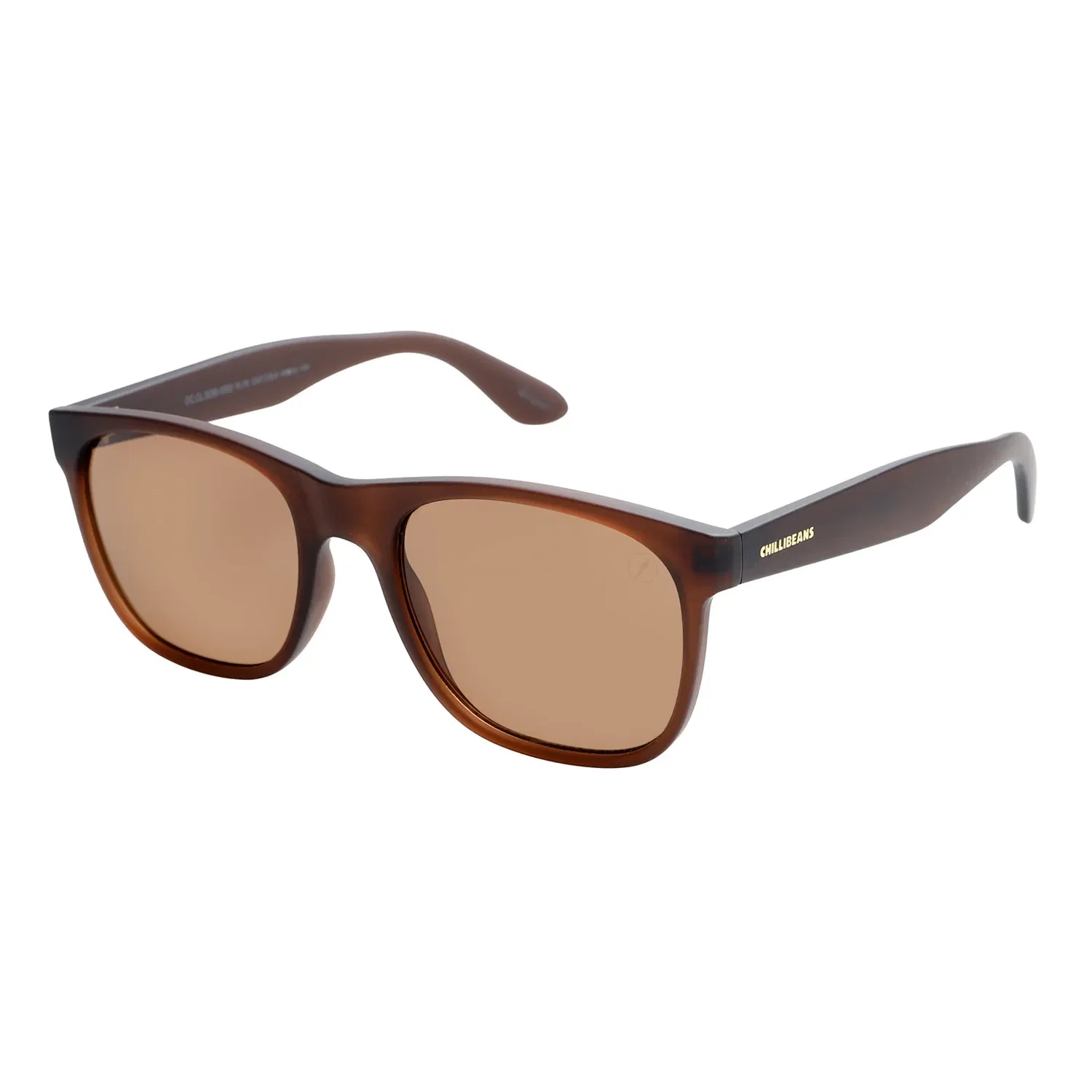 Óculos de Sol Masculino Chilli Beans Quadrado Marrom — imagem 1