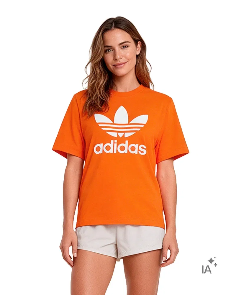 Camiseta Adidas Trfl Boxy Feminina — imagem 1